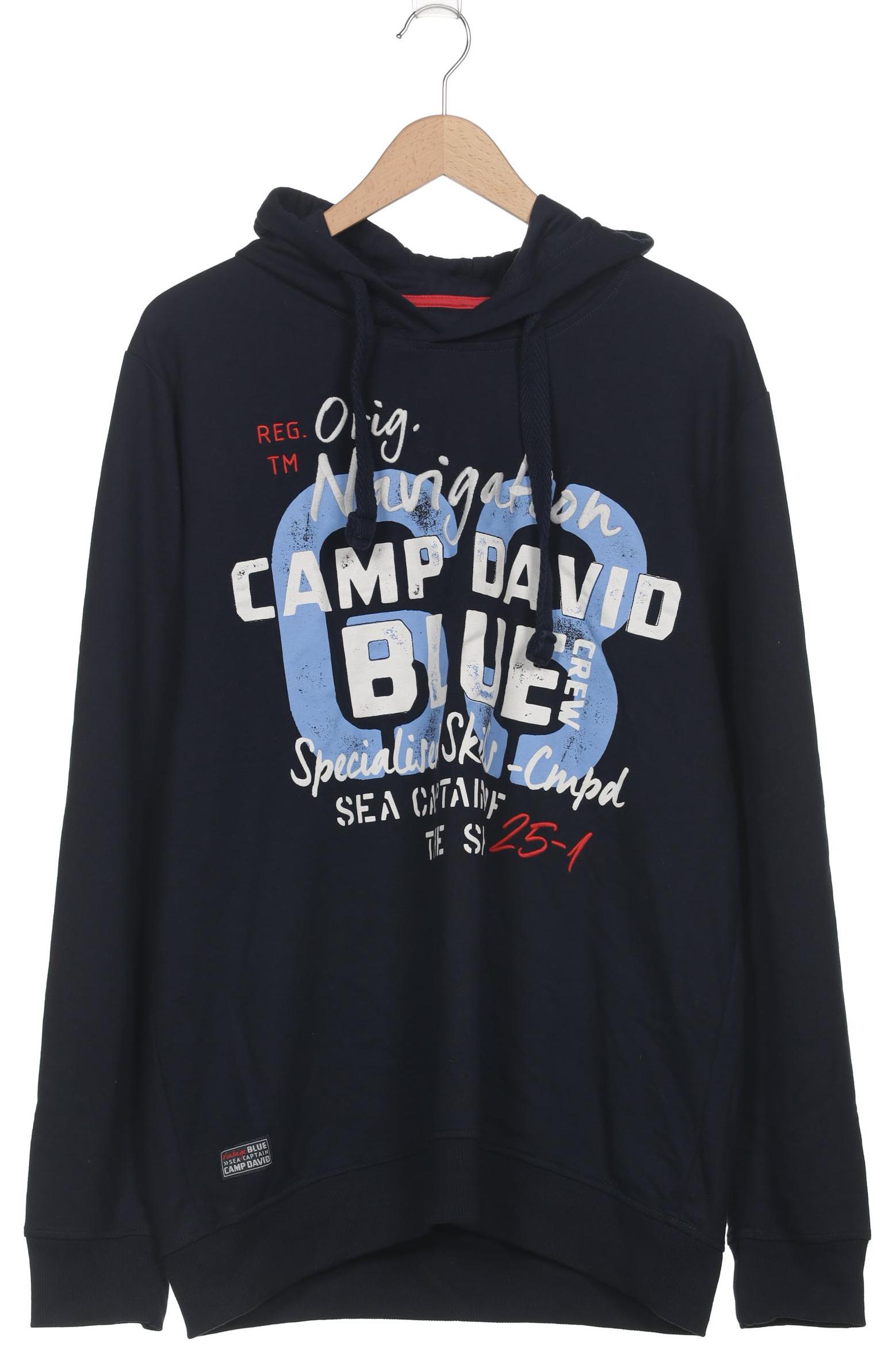 

Camp David Herren Kapuzenpullover, marineblau, Gr. 56