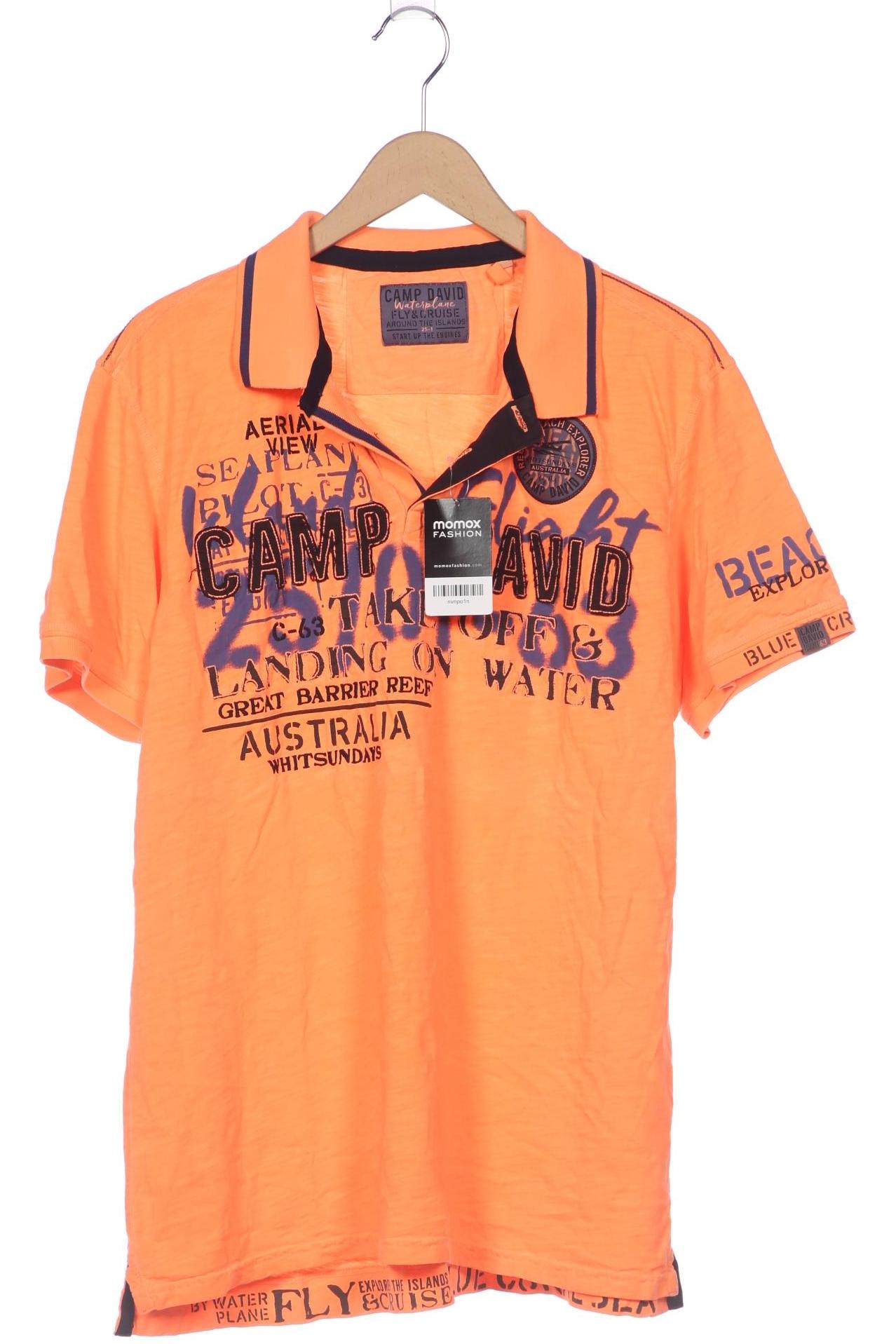 

Camp David Herren Poloshirt, orange, Gr. 58
