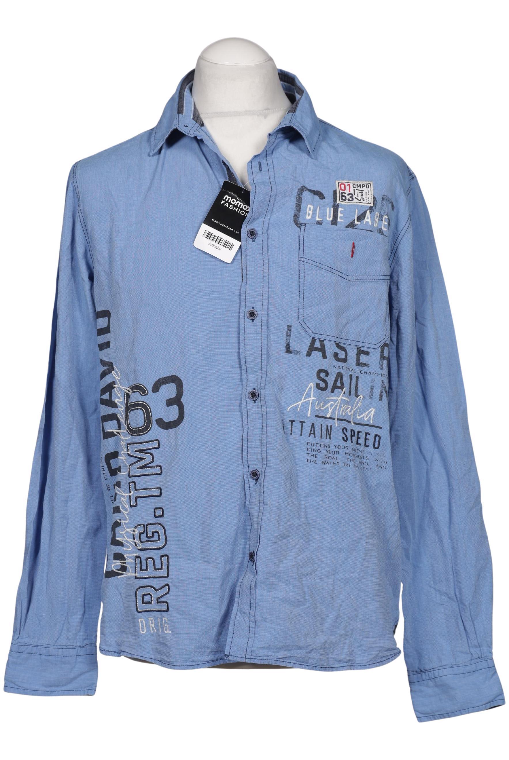 

Camp David Herren Hemd, blau, Gr. 48