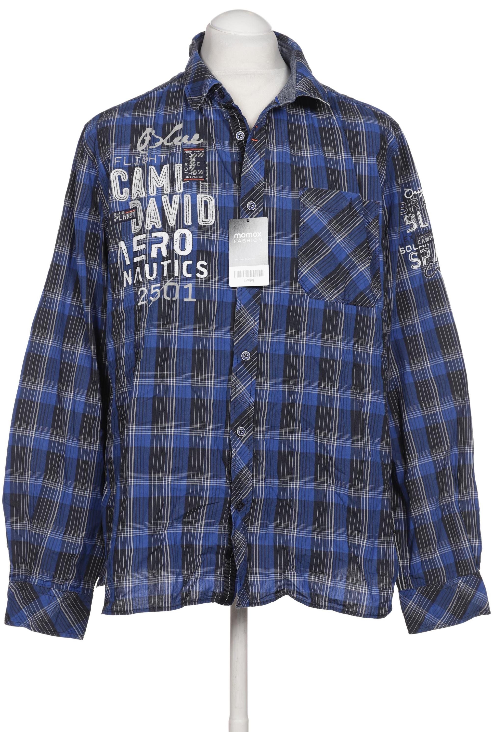 

Camp David Herren Hemd, blau