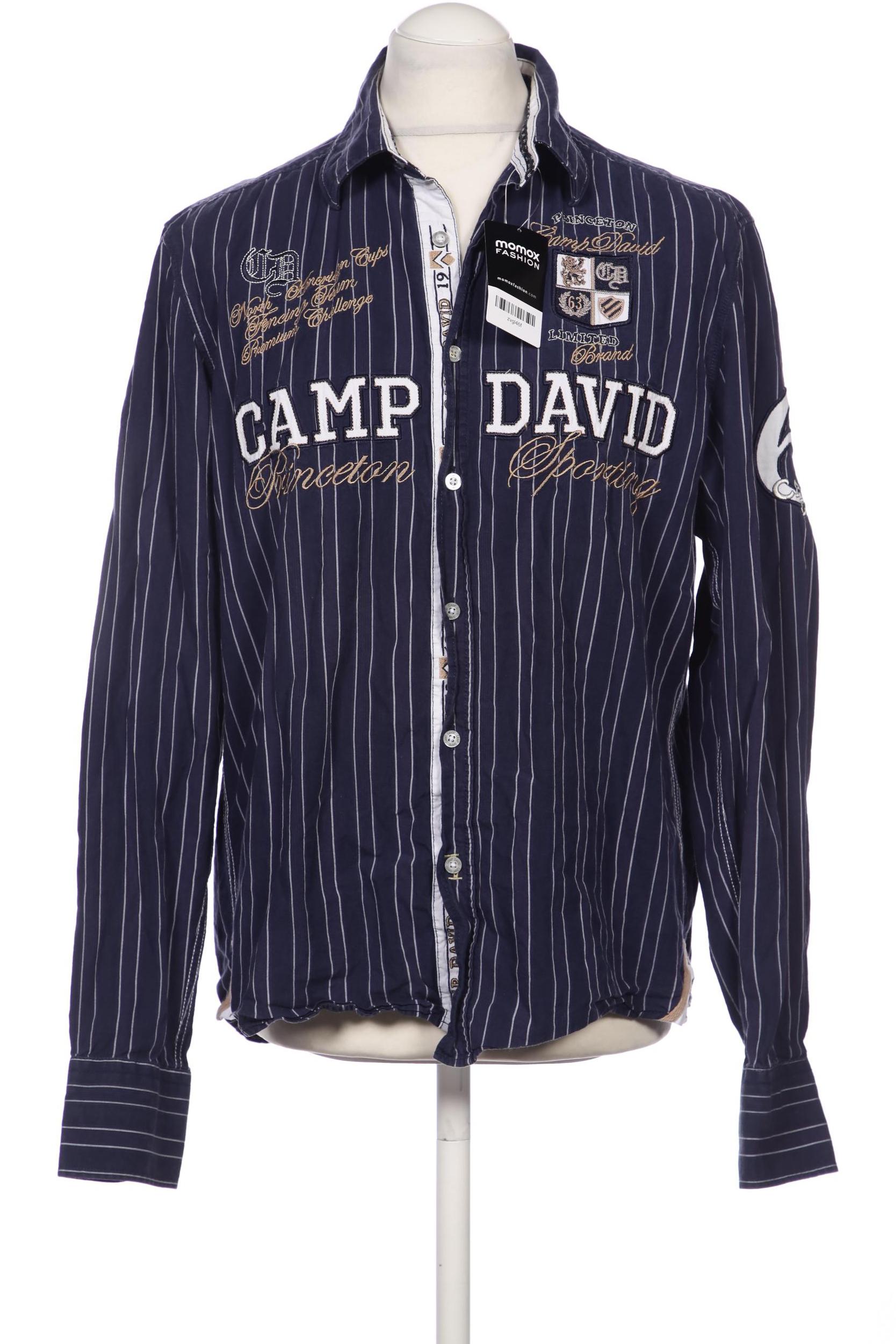 

Camp David Herren Hemd, marineblau