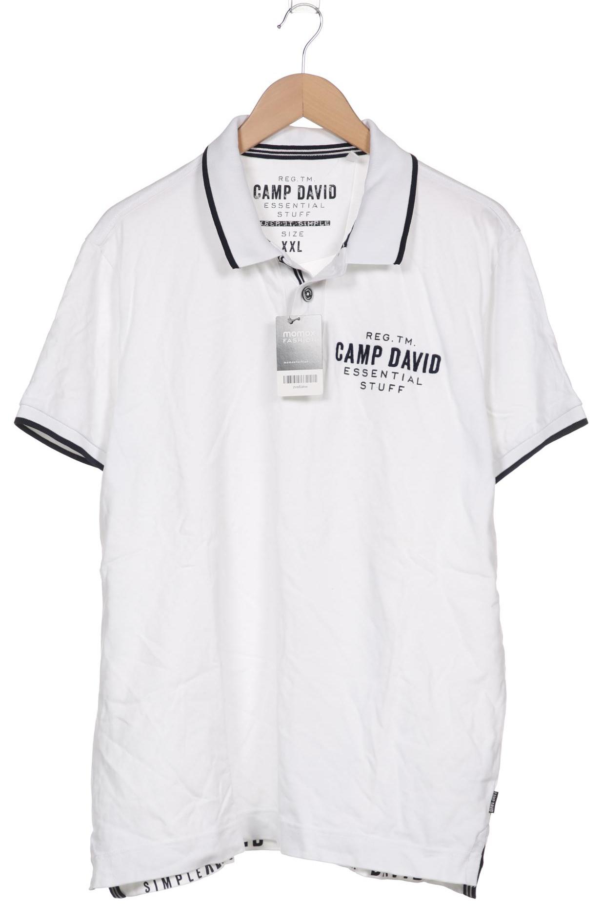 

Camp David Herren Poloshirt, weiß