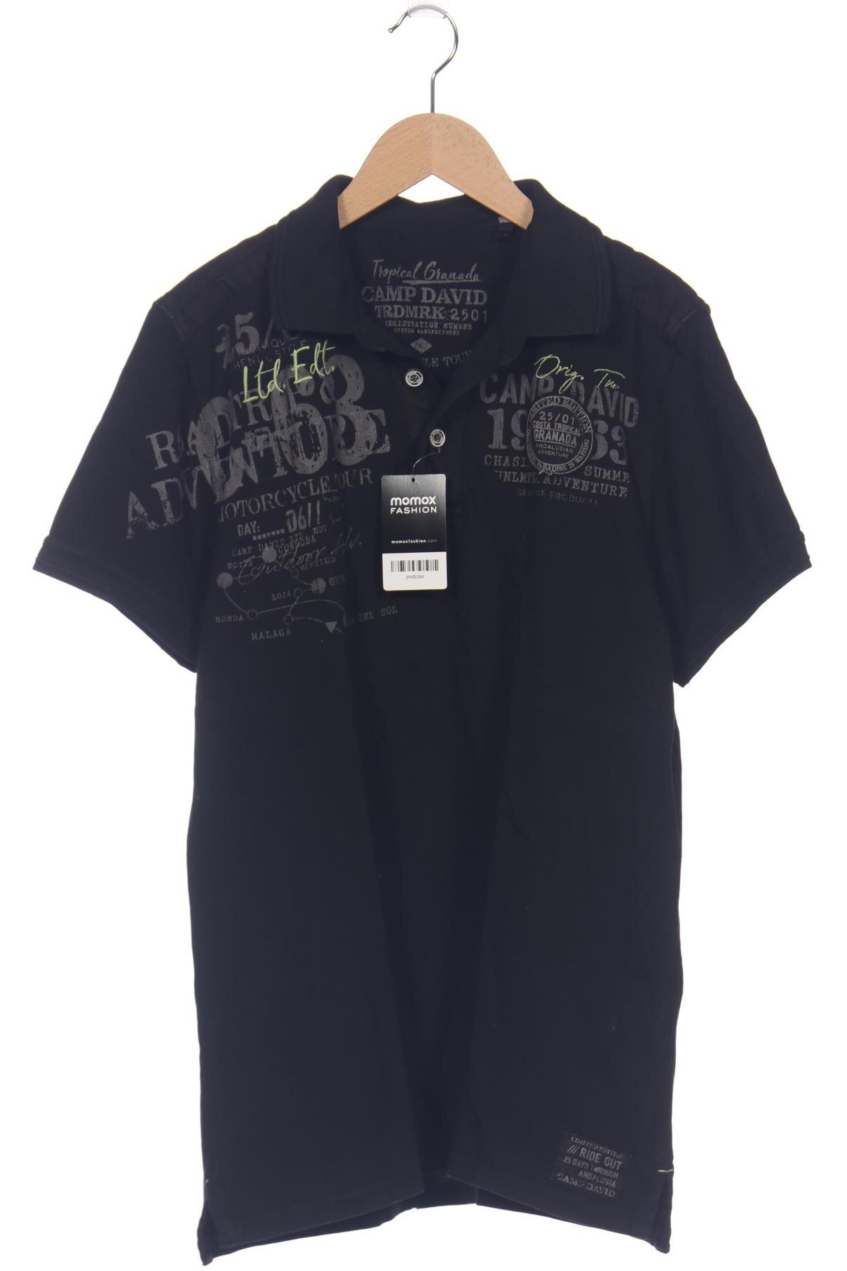

Camp David Herren Poloshirt, schwarz, Gr. 48