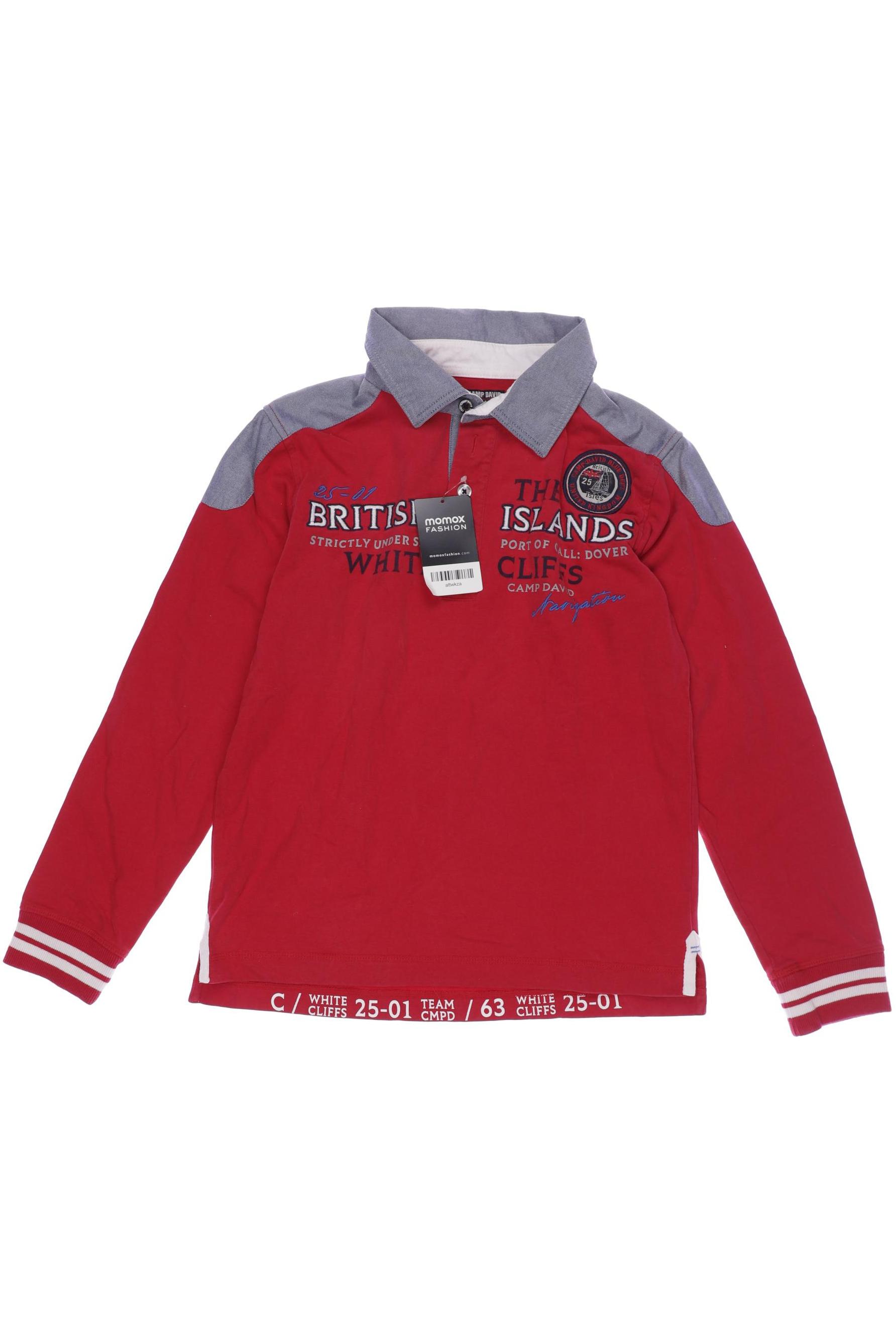

Camp David Jungen Poloshirt, rot