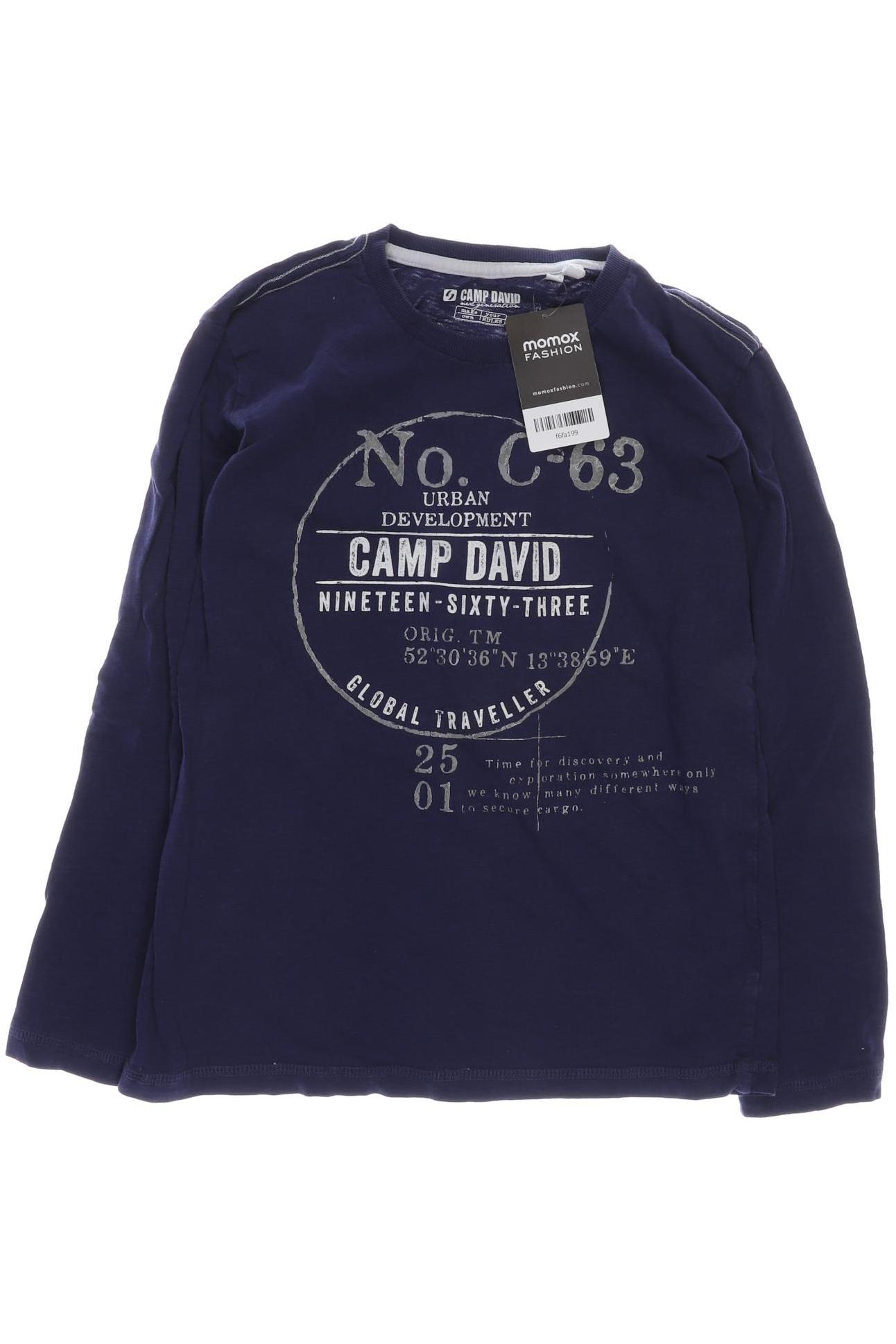 

Camp David Jungen Langarmshirt, blau, Gr. 152