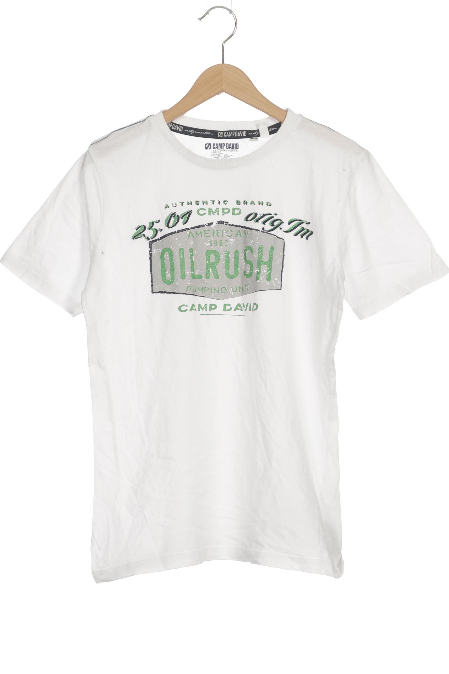 

Camp David Herren T-Shirt, weiß, Gr. 164