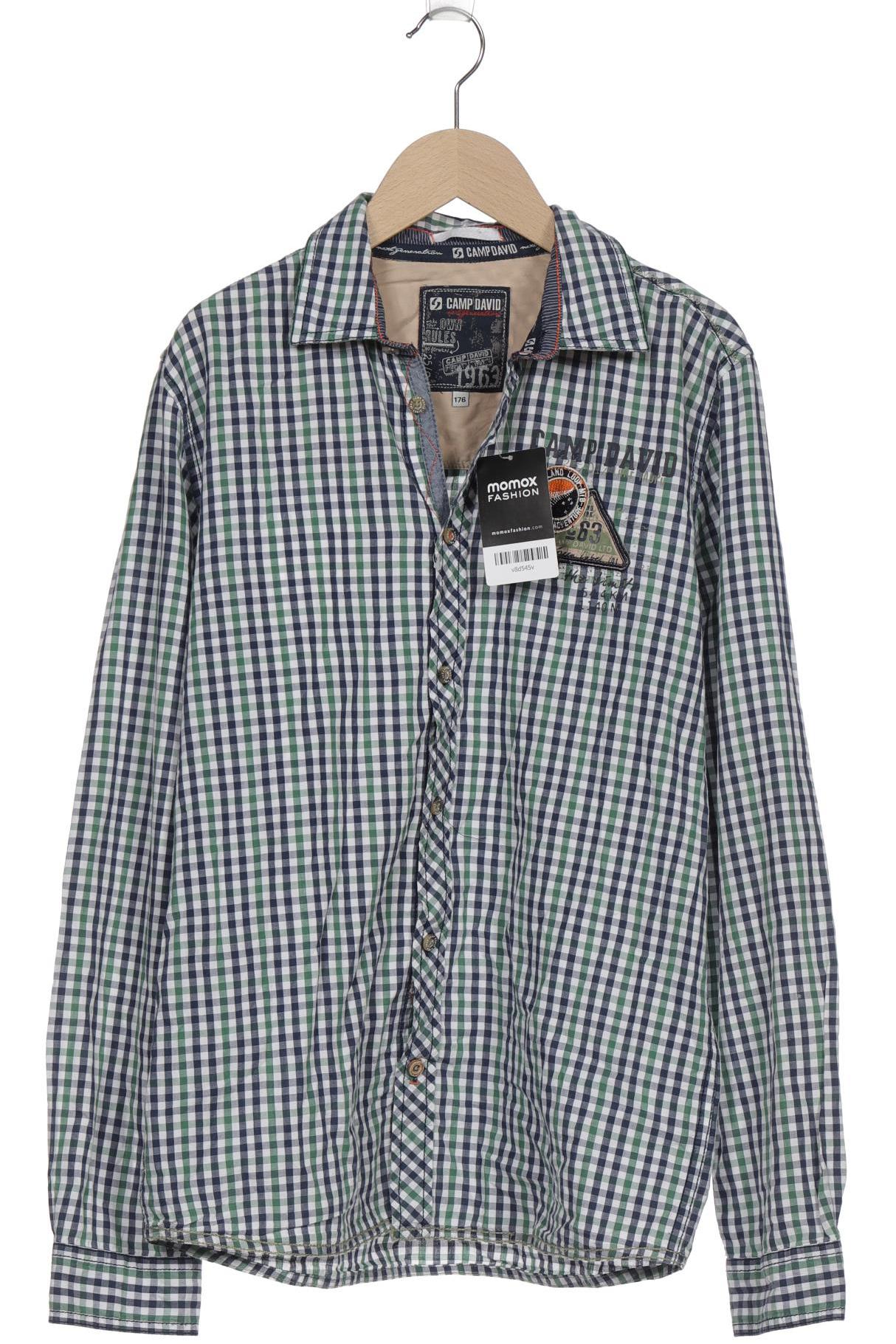 

Camp David Herren Hemd, blau, Gr. 176