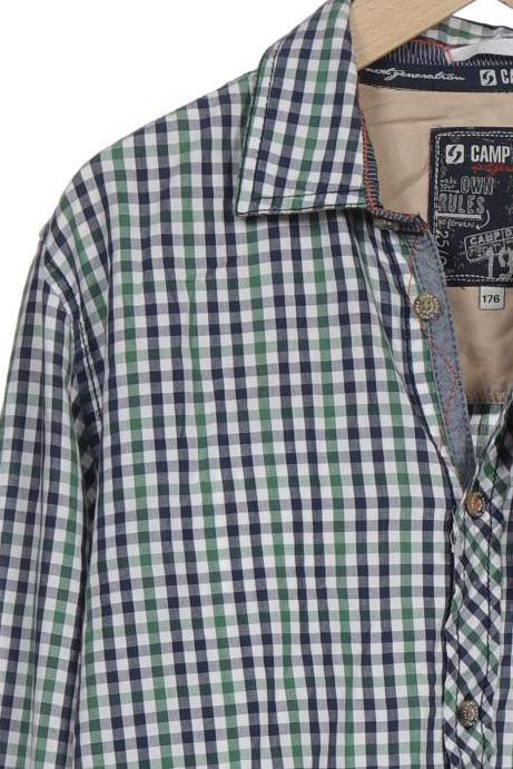Thumbnail - Camp David Herren Hemd, blau, Gr. 176