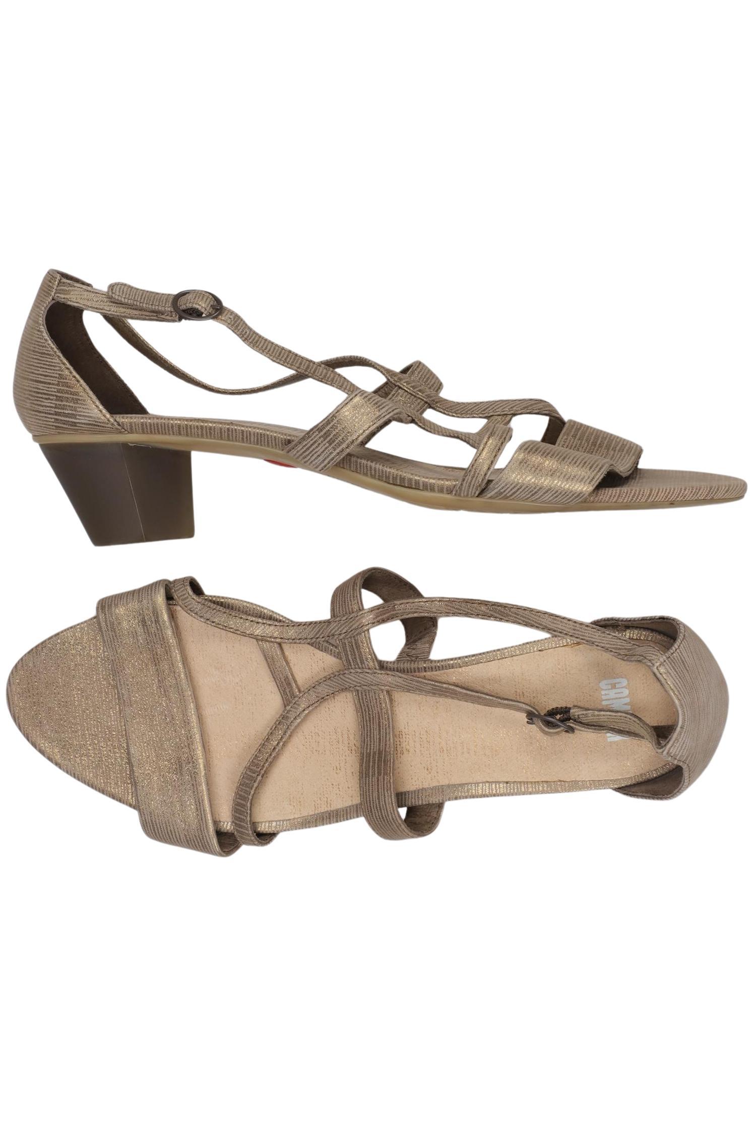 

Camper Damen Sandale, gold, Gr. 40
