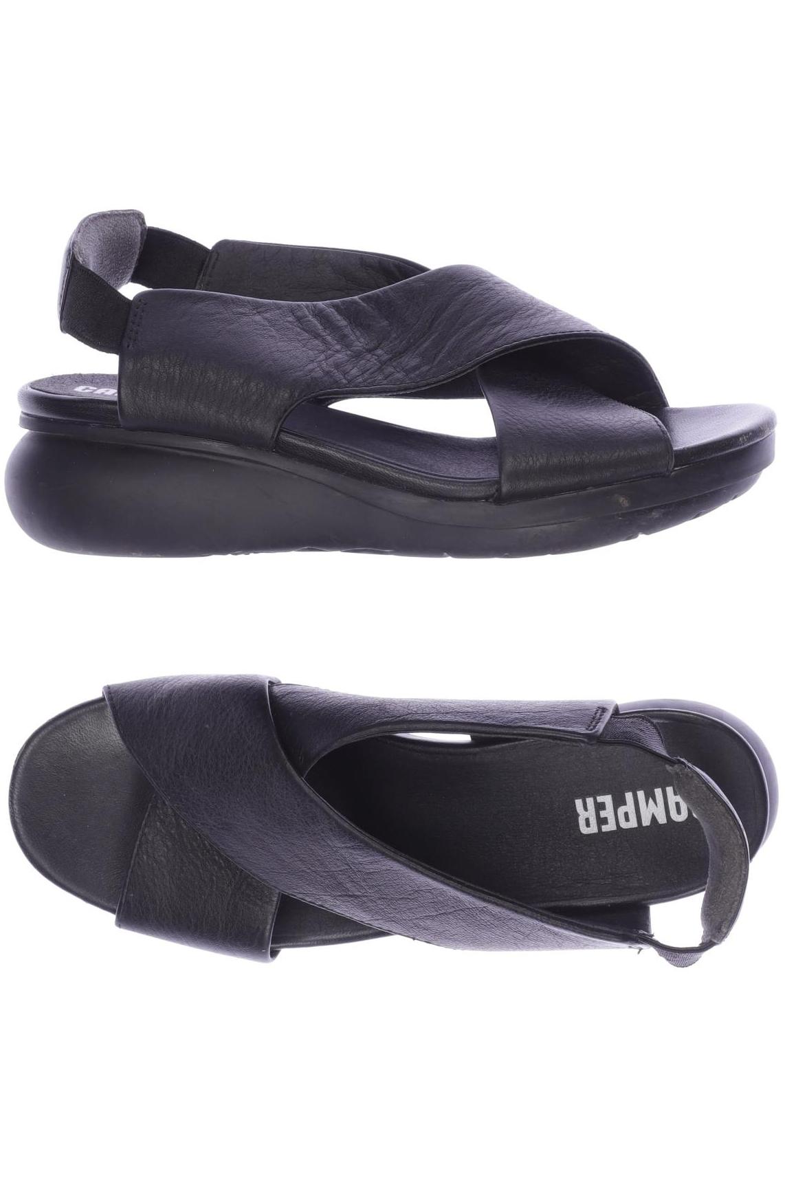 

Camper Damen Sandale, schwarz