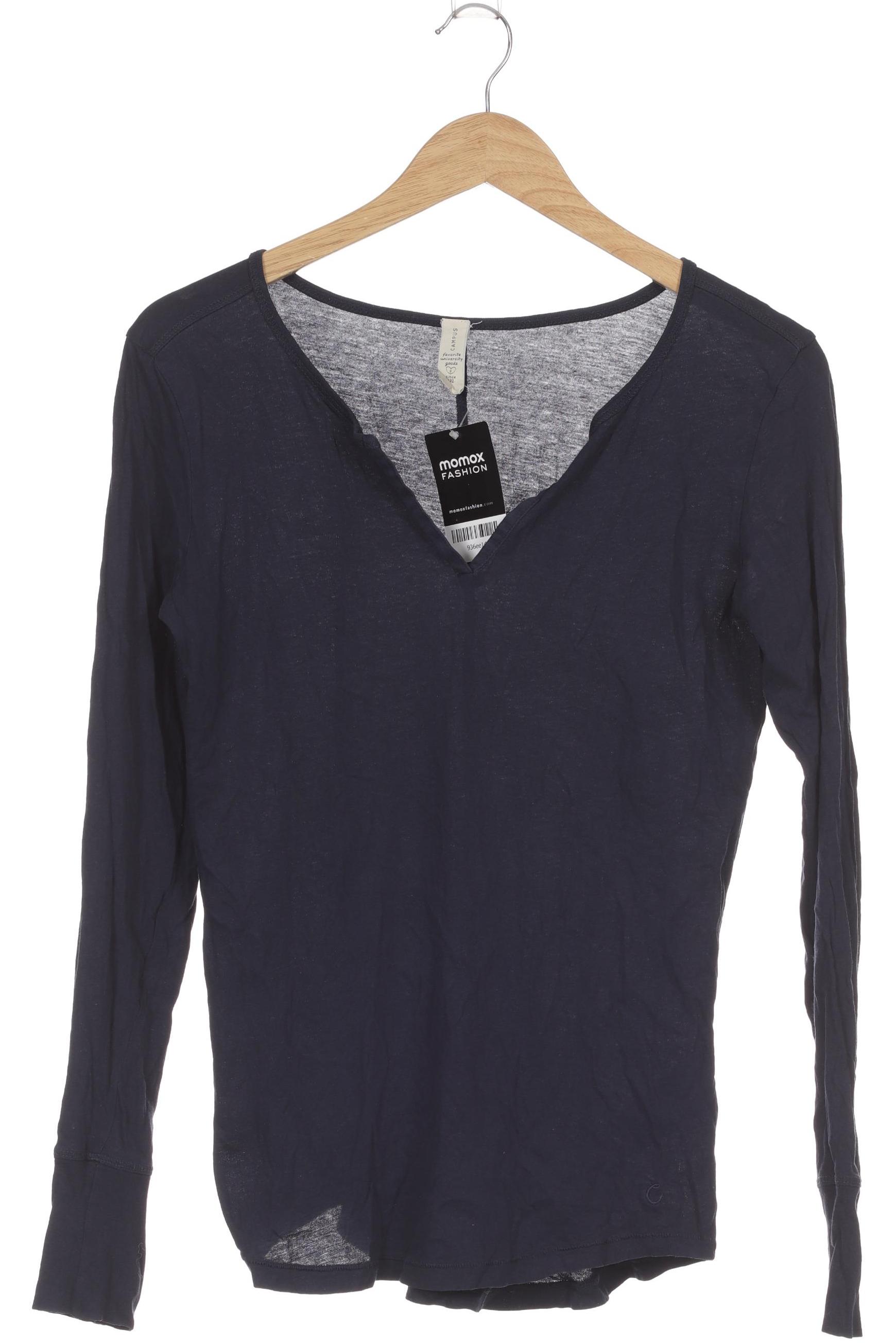 

Campus by Marc O Polo Damen Langarmshirt, blau, Gr.