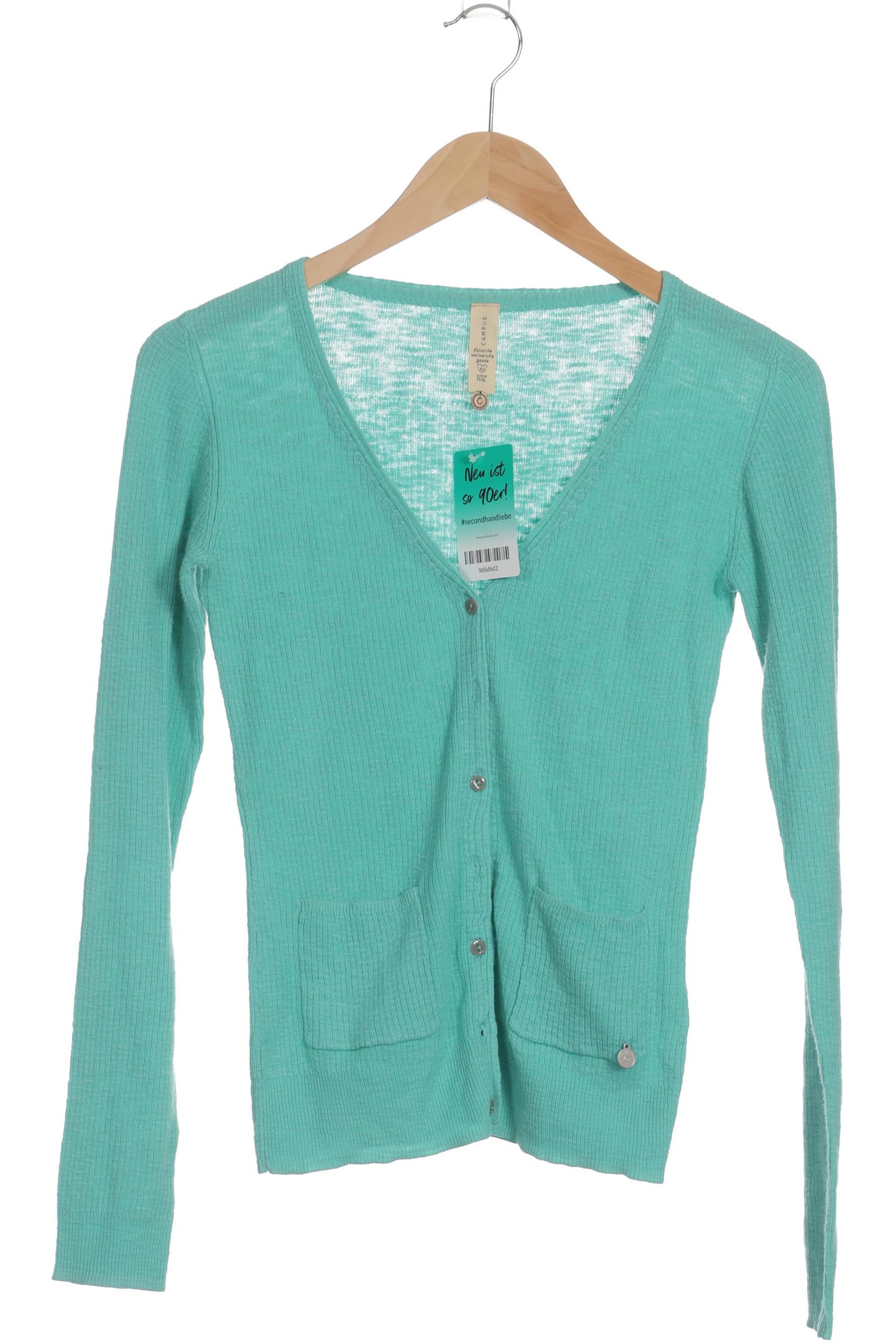 

Campus by Marc O Polo Damen Strickjacke, türkis, Gr. 34
