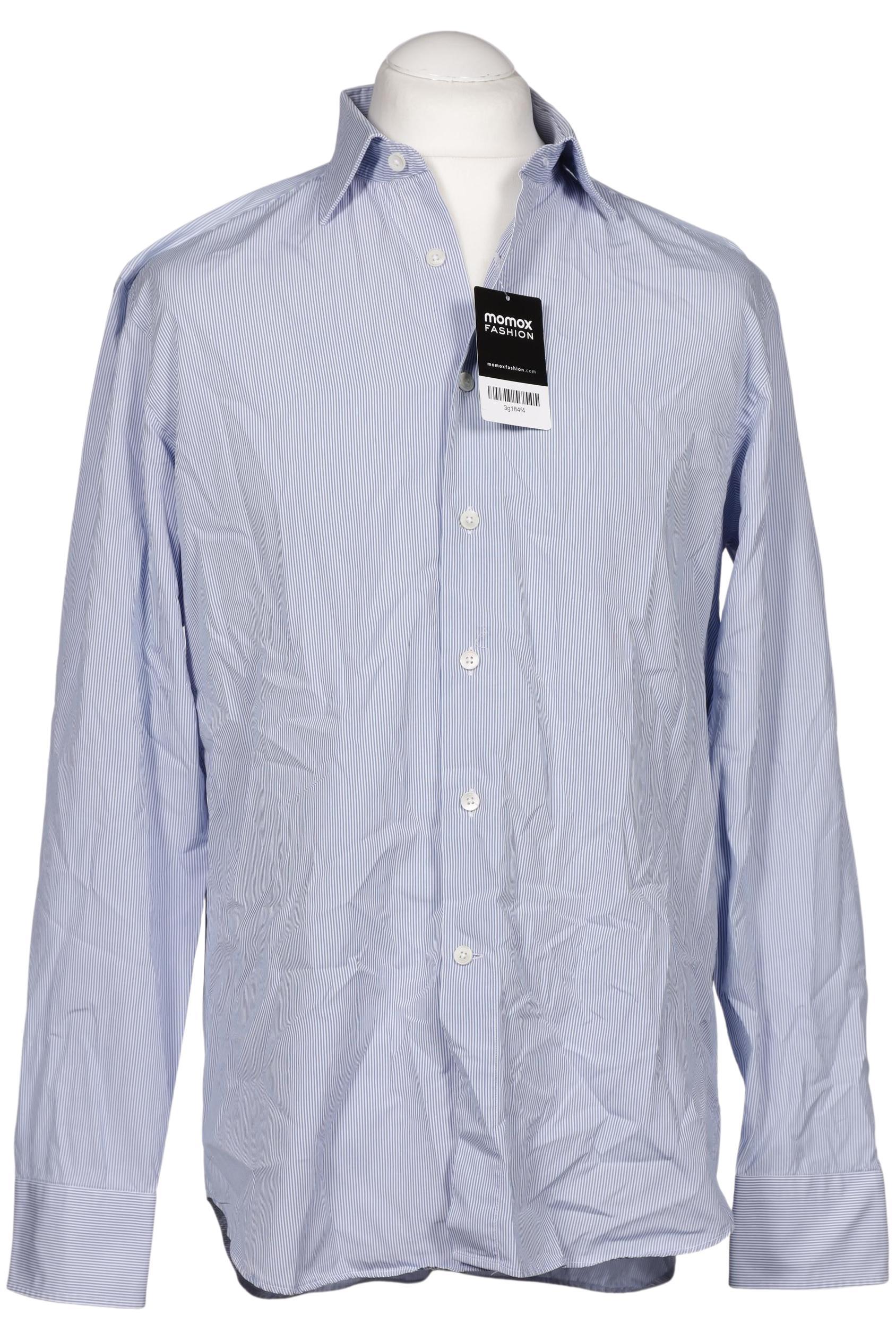 

Canali Herren Hemd, hellblau, Gr. 52