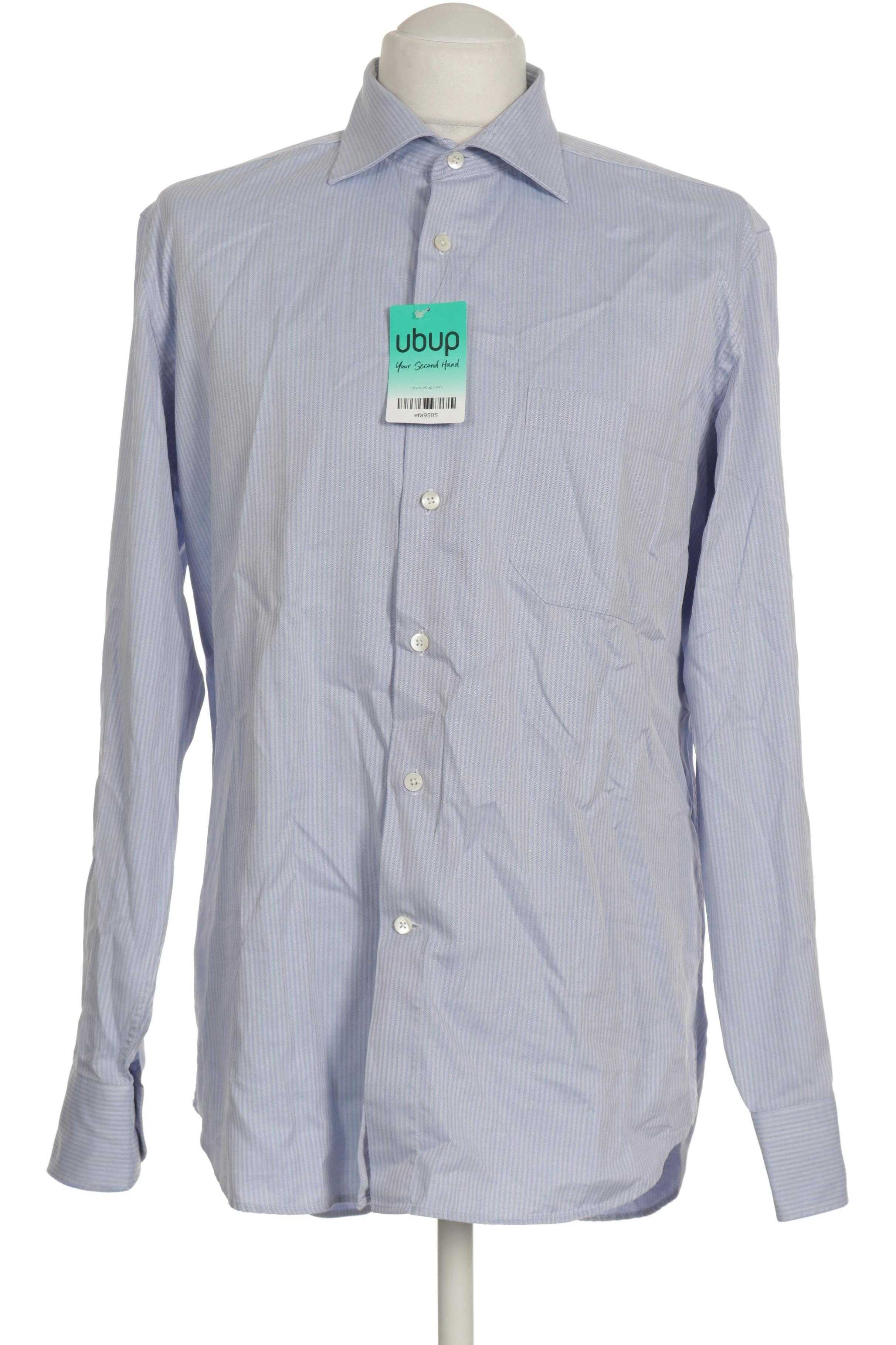 

Canali Herren Hemd, blau, Gr. 52