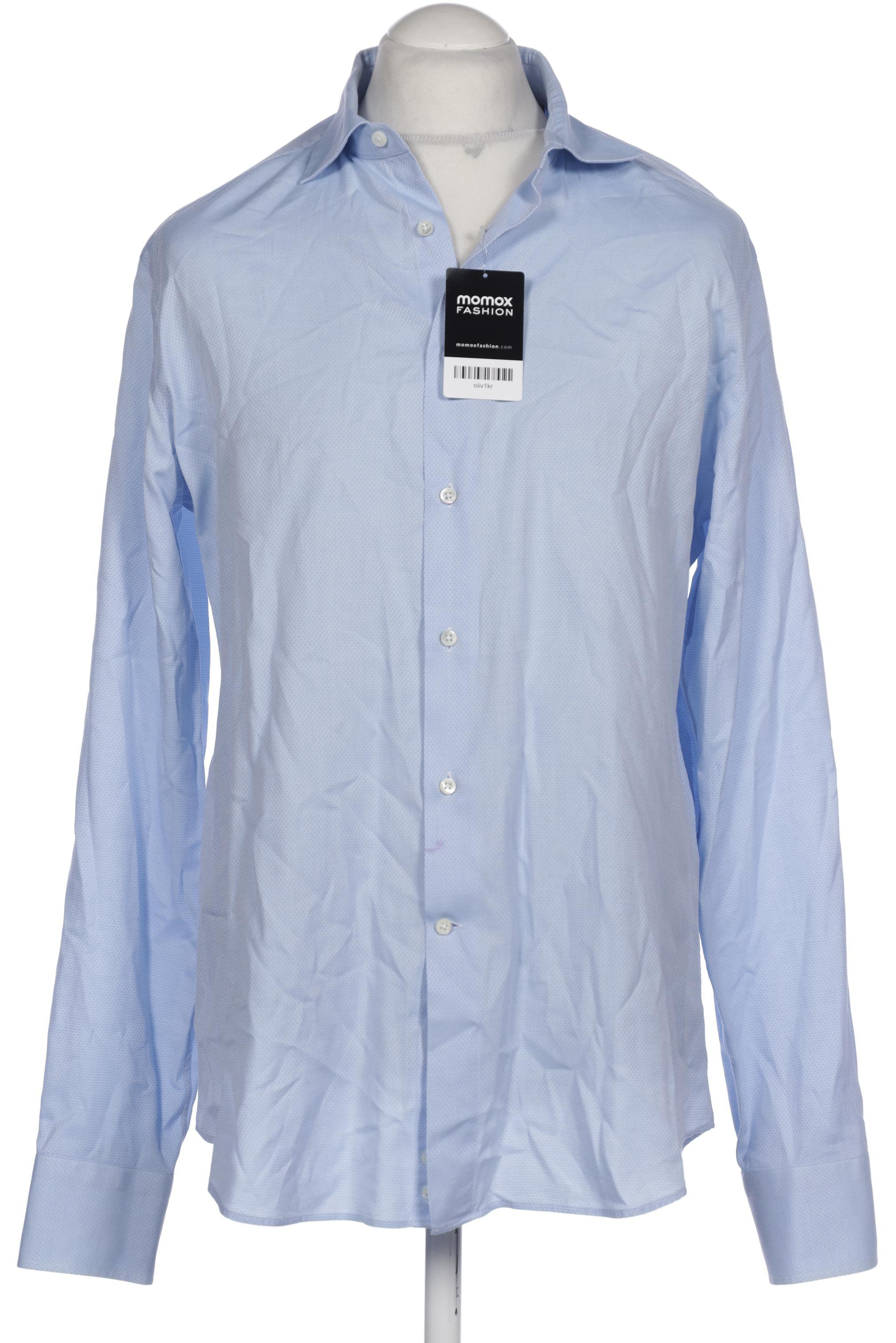 

Canali Herren Hemd, hellblau, Gr. 52