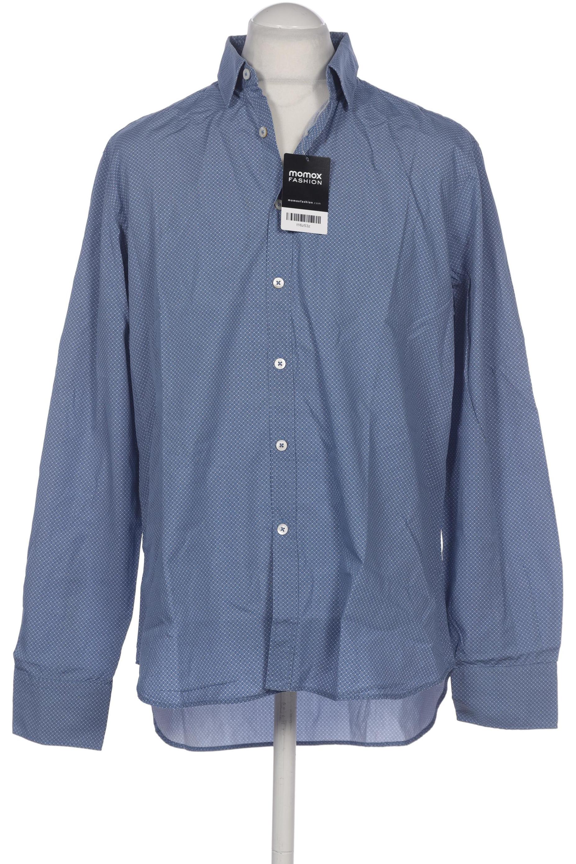 

Canali Herren Hemd, blau, Gr. 54