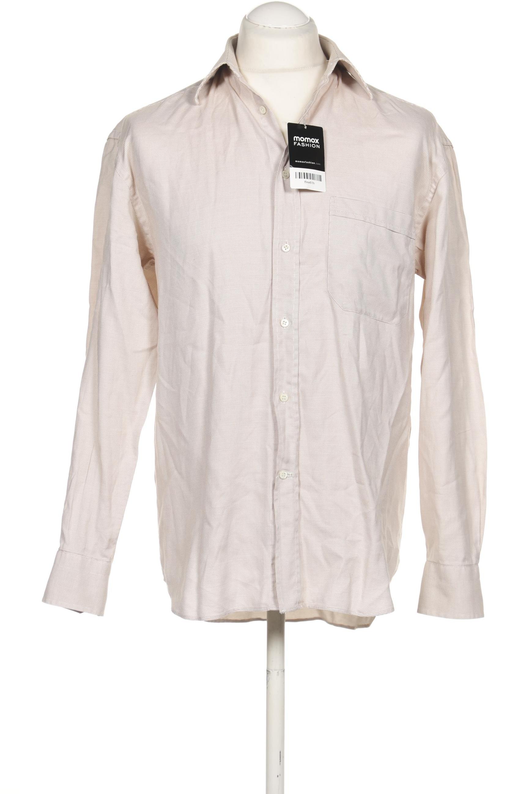 

Canali Herren Hemd, beige, Gr. 48