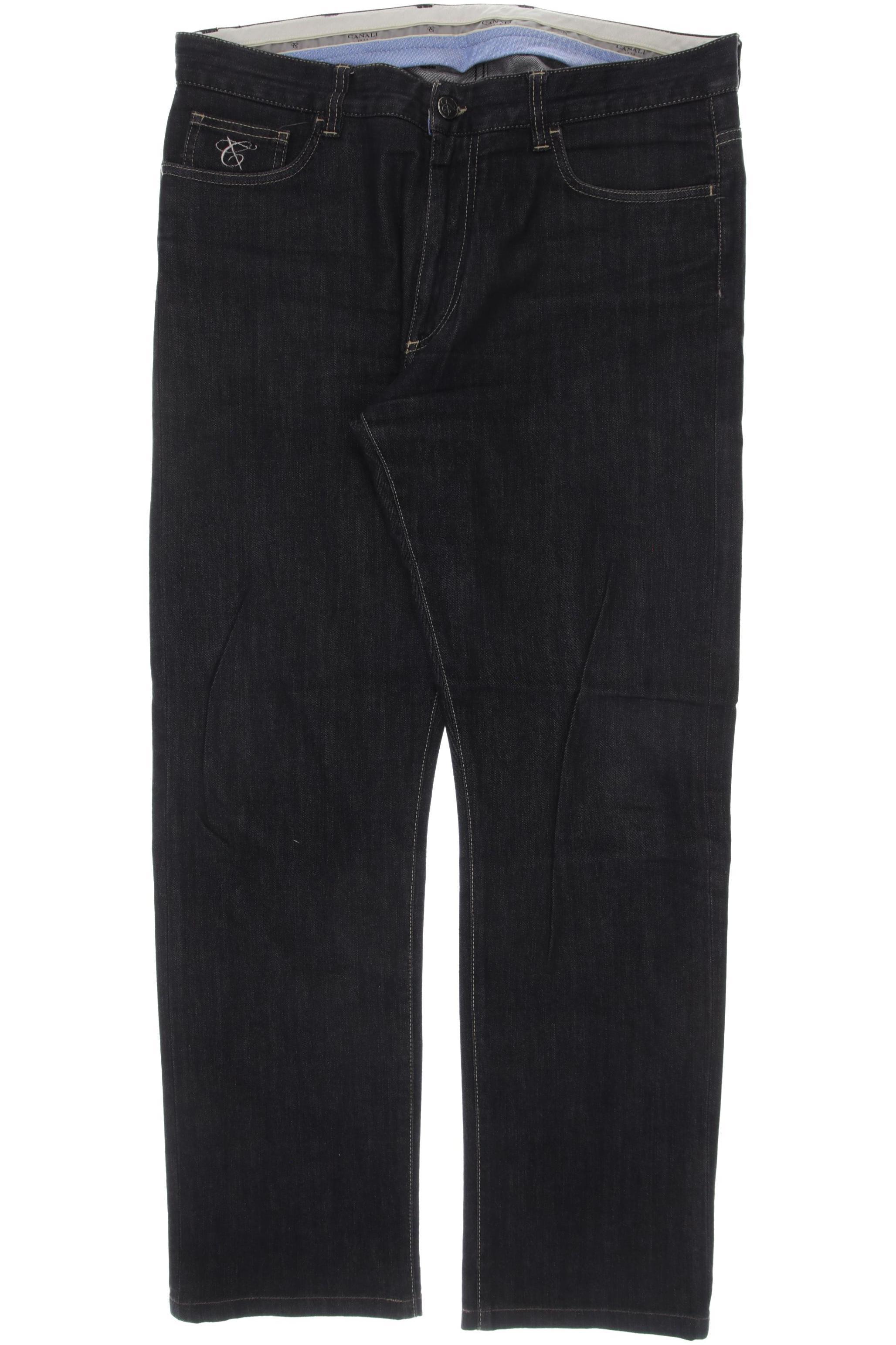 Thumbnail - Canali Herren Jeans, schwarz, Gr. 52