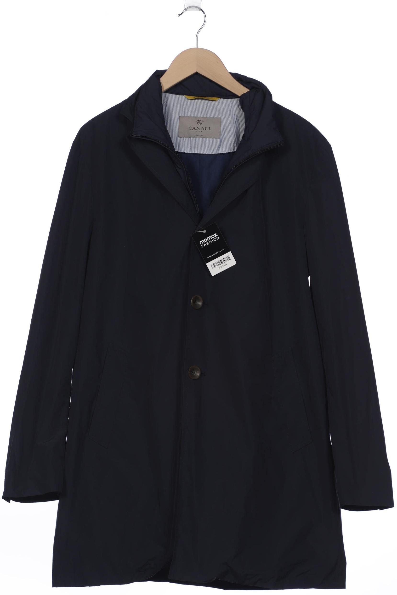 

Canali Herren Mantel, marineblau, Gr. 56
