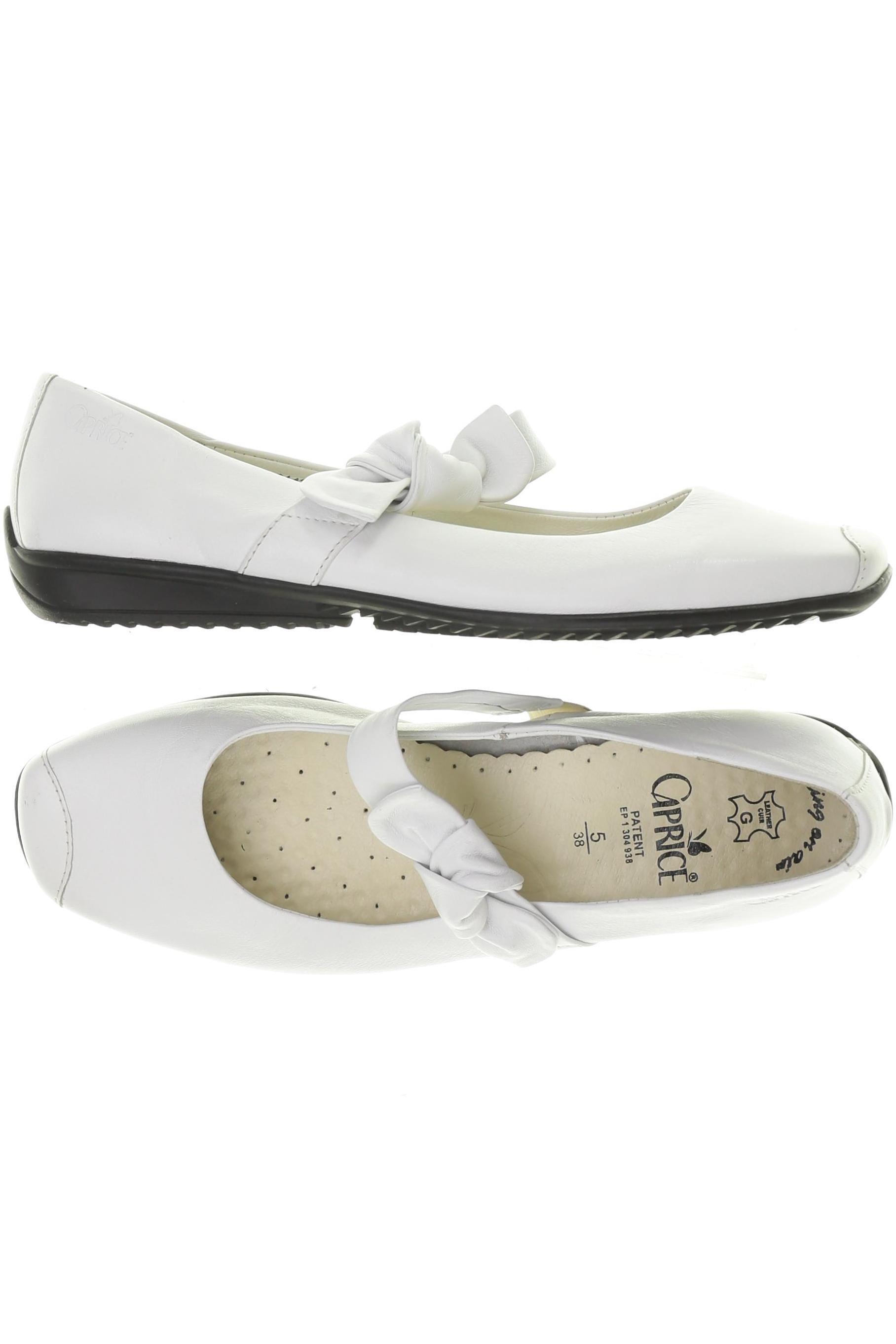

Caprice Damen Ballerinas, weiß, Gr. 5