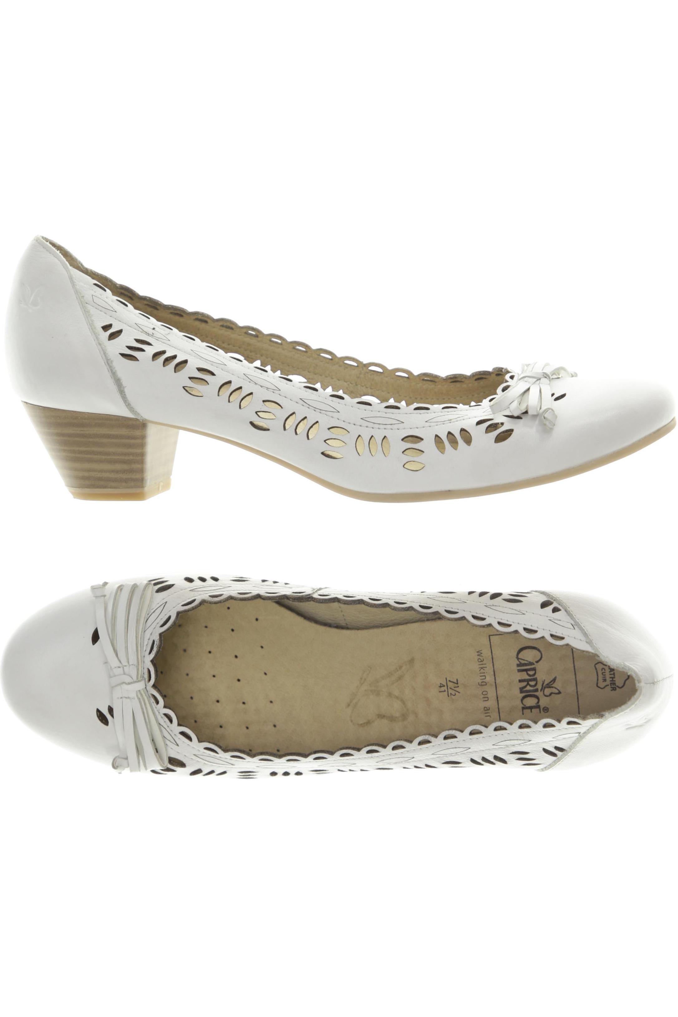 

Caprice Damen Pumps, weiß, Gr. 7.5