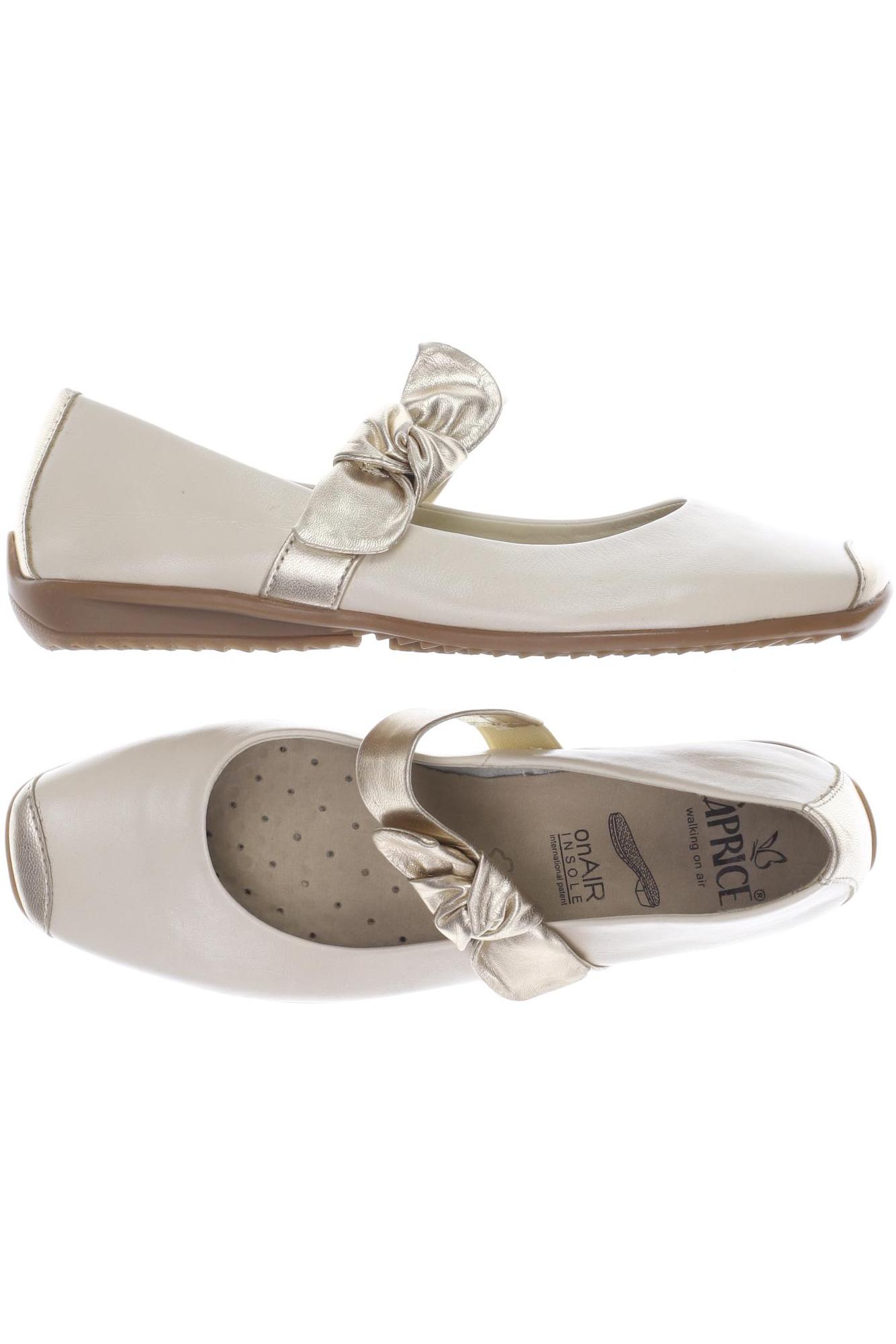 

Caprice Damen Ballerinas, cremeweiß