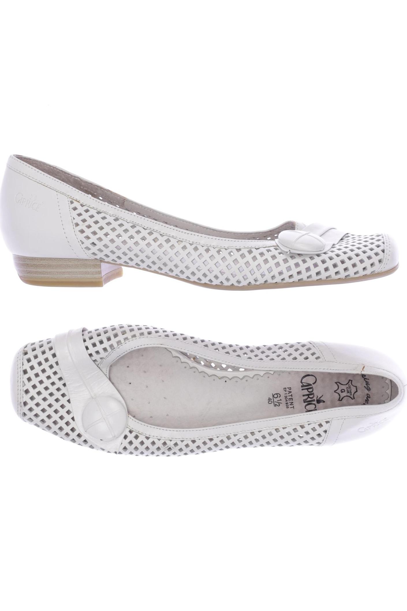 

Caprice Damen Ballerinas, weiß, Gr. 40
