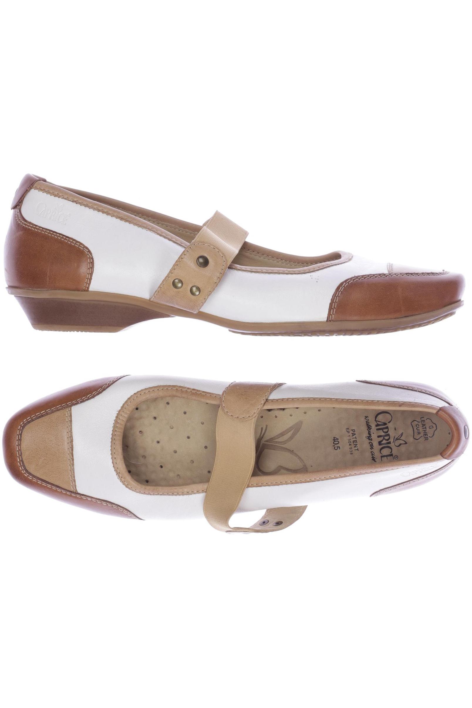 

Caprice Damen Ballerinas, weiß, Gr. 40.5