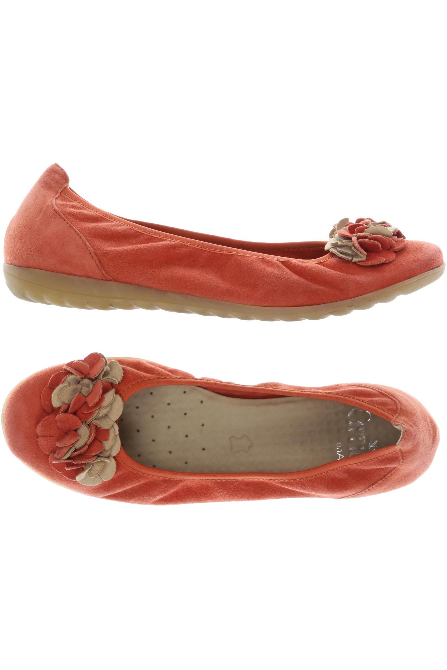 

Caprice Damen Ballerinas, orange, Gr. 38