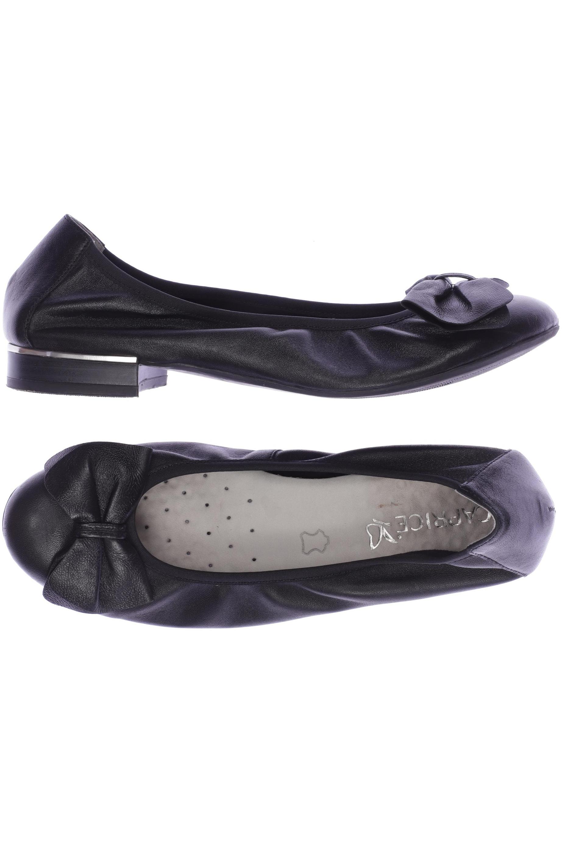 

Caprice Damen Ballerinas, schwarz, Gr. 5.5