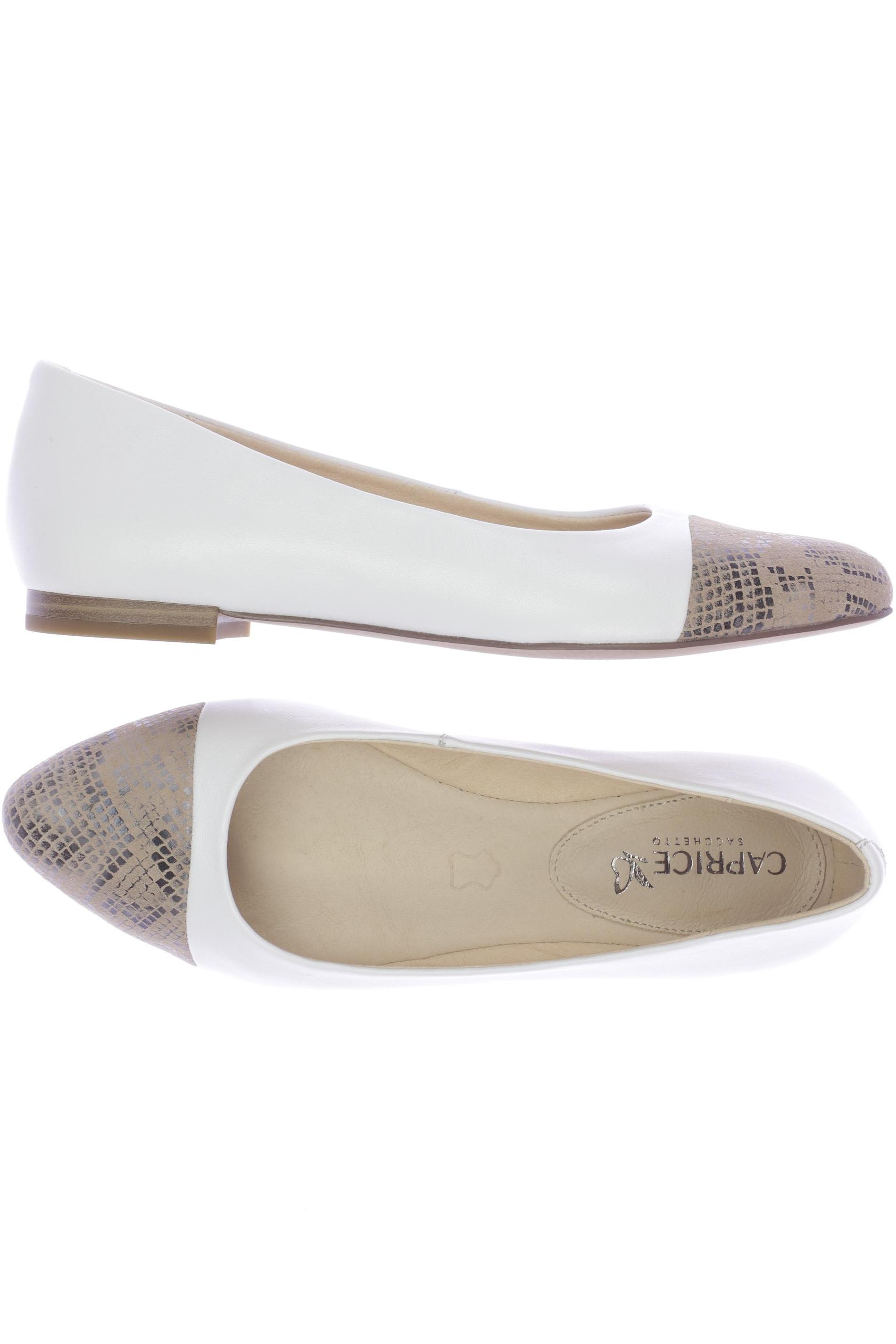 

Caprice Damen Ballerinas, weiß, Gr. 36