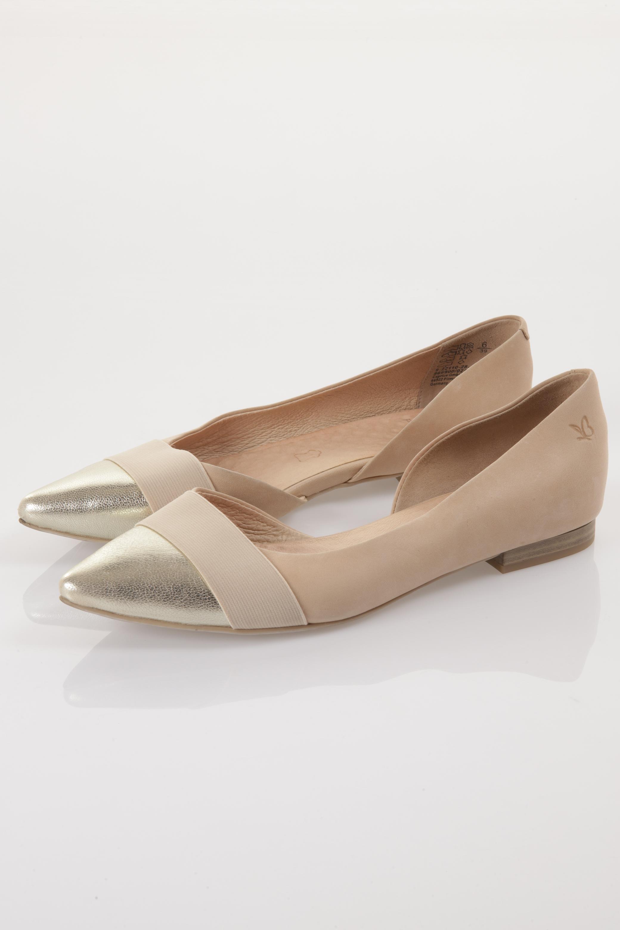 

Caprice Damen Ballerinas, beige, Gr. 39