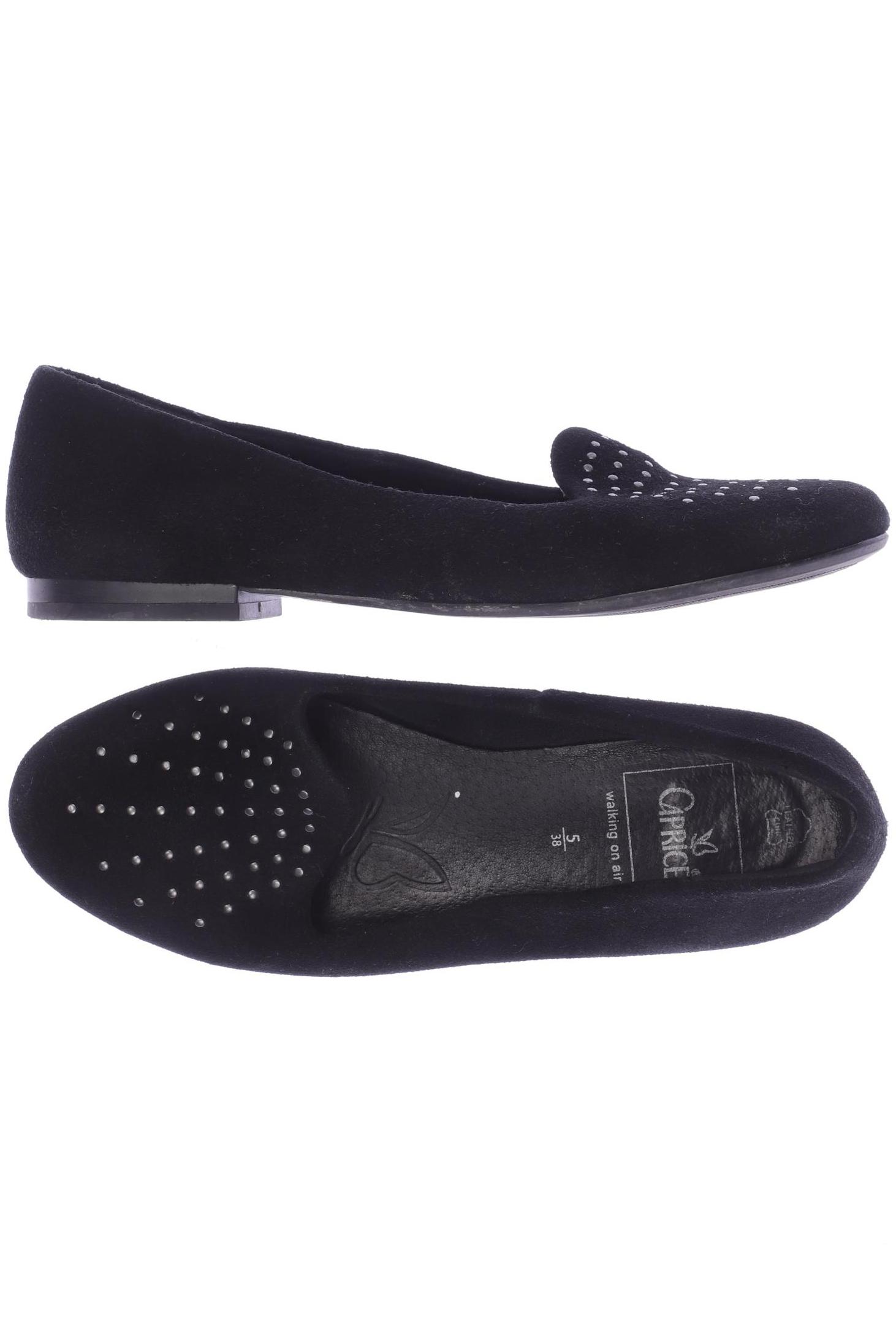

Caprice Damen Ballerinas, schwarz