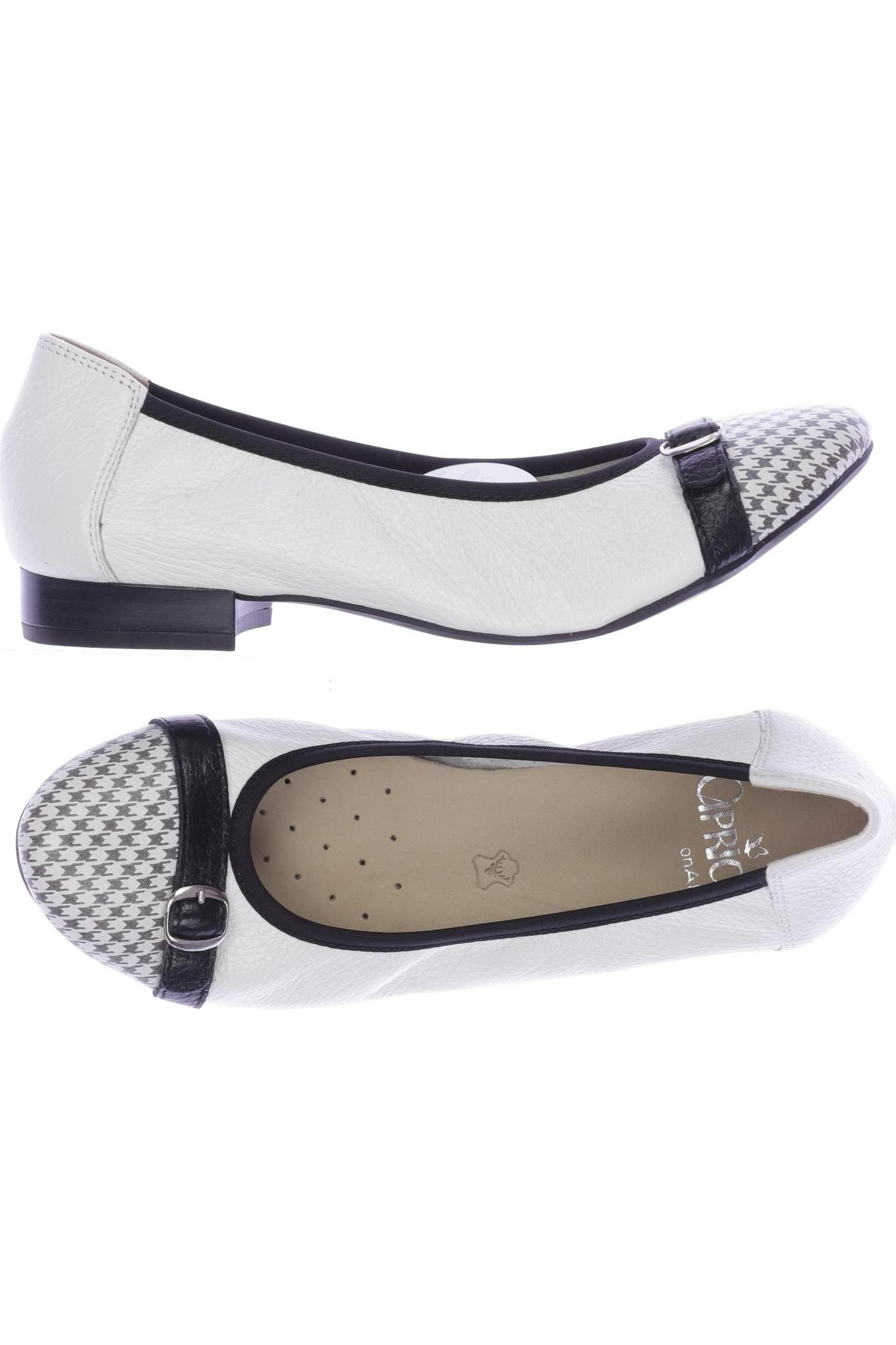 

Caprice Damen Ballerinas, weiß, Gr. 38.5