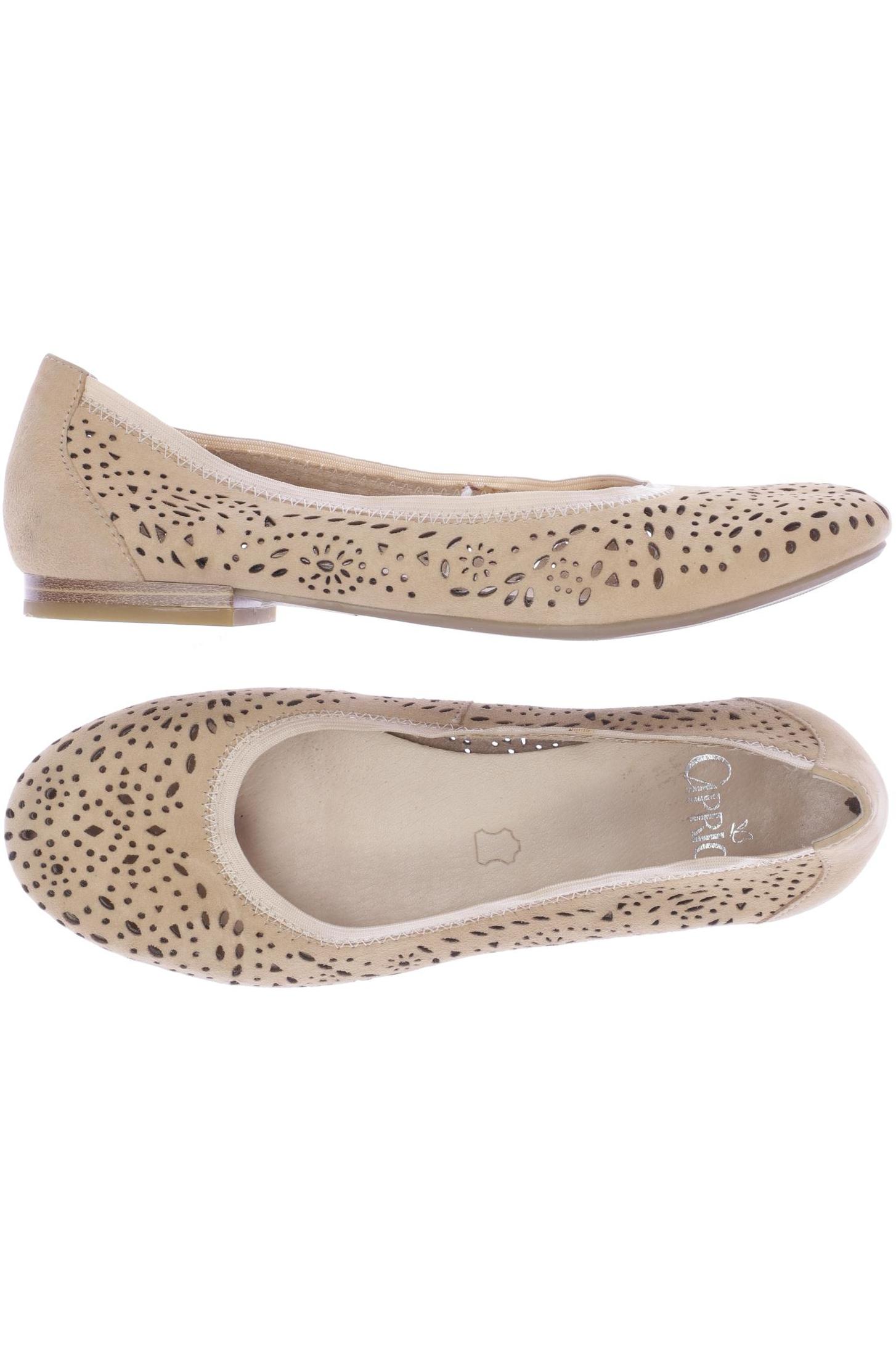 

Caprice Damen Ballerinas, beige, Gr. 4