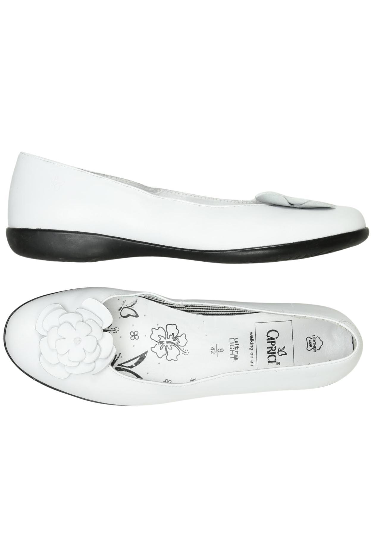 

Caprice Damen Ballerinas, weiß, Gr. 42