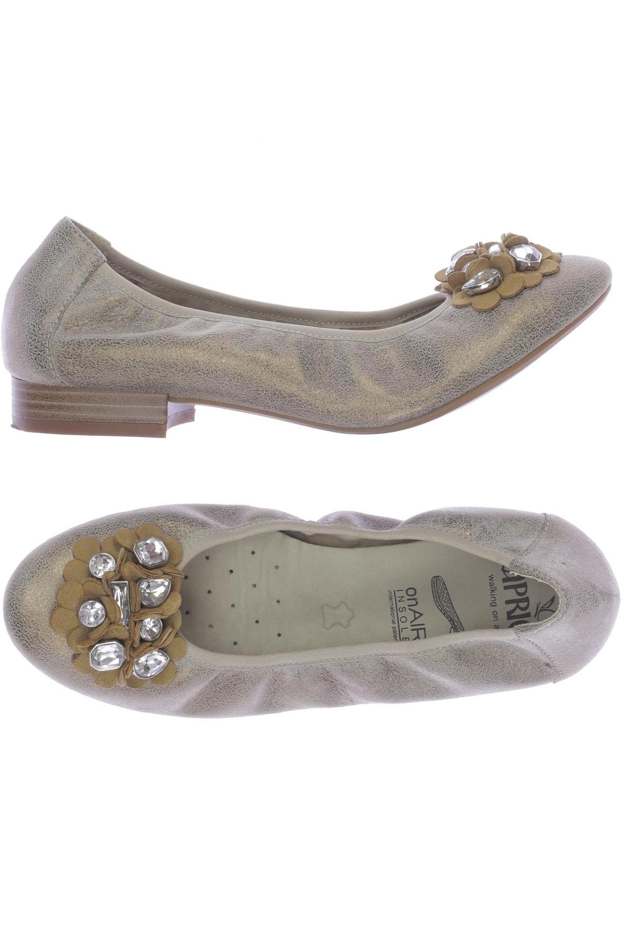 

Caprice Damen Ballerinas, beige, Gr. 38