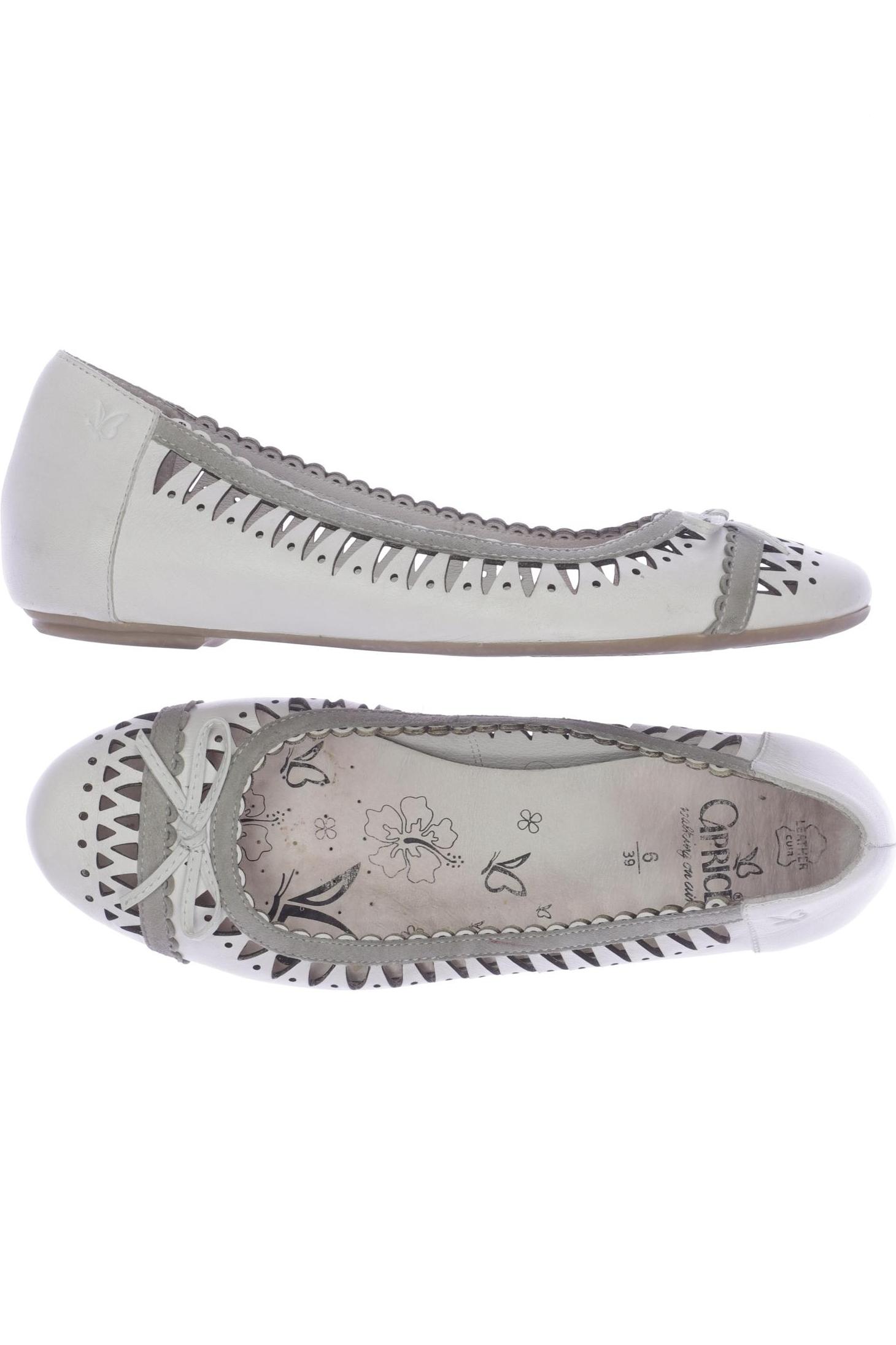 

Caprice Damen Ballerinas, weiß, Gr. 6