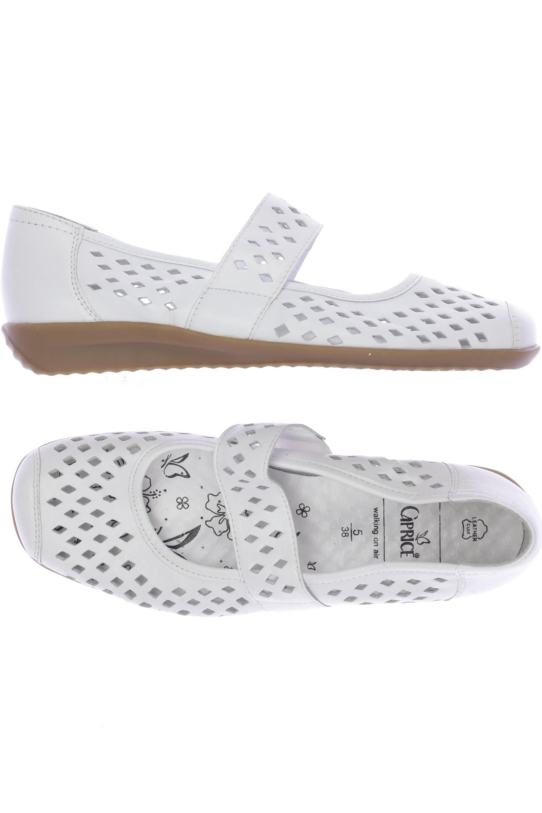 

Caprice Damen Ballerinas, weiß, Gr. 38