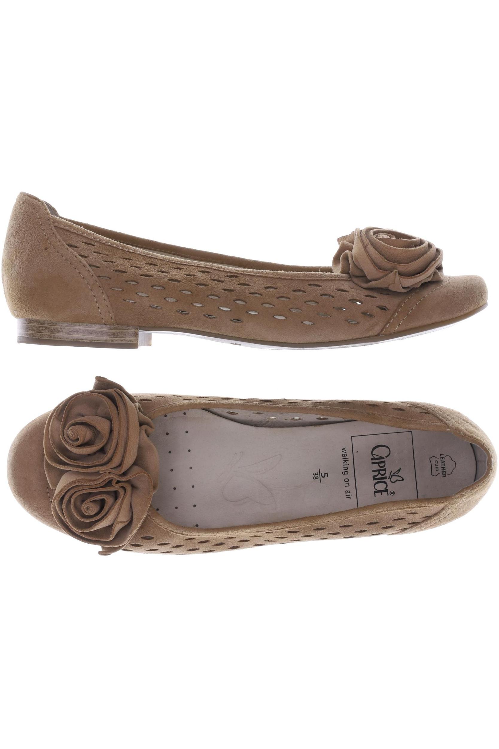 

Caprice Damen Ballerinas, beige