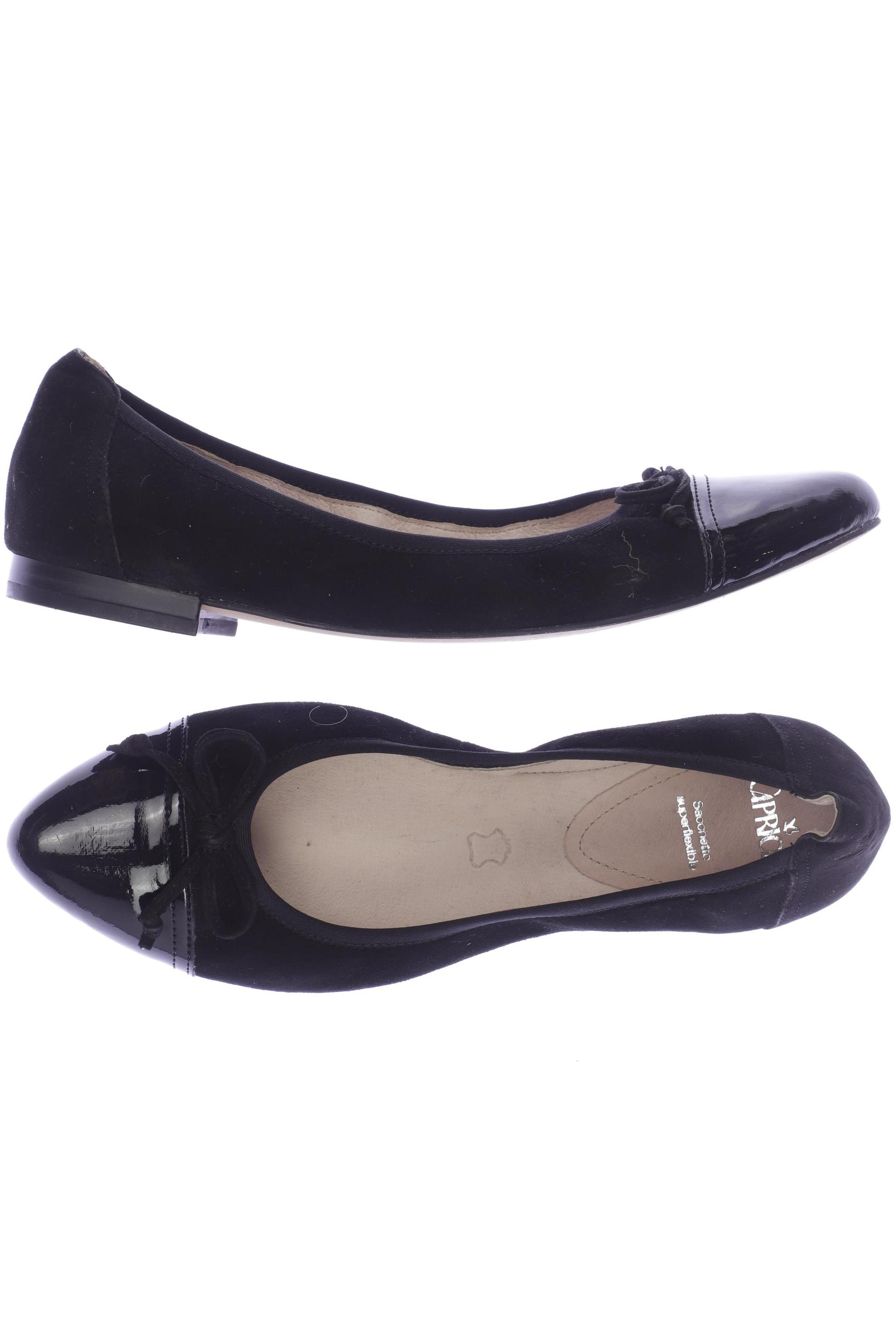 

Caprice Damen Ballerinas, schwarz