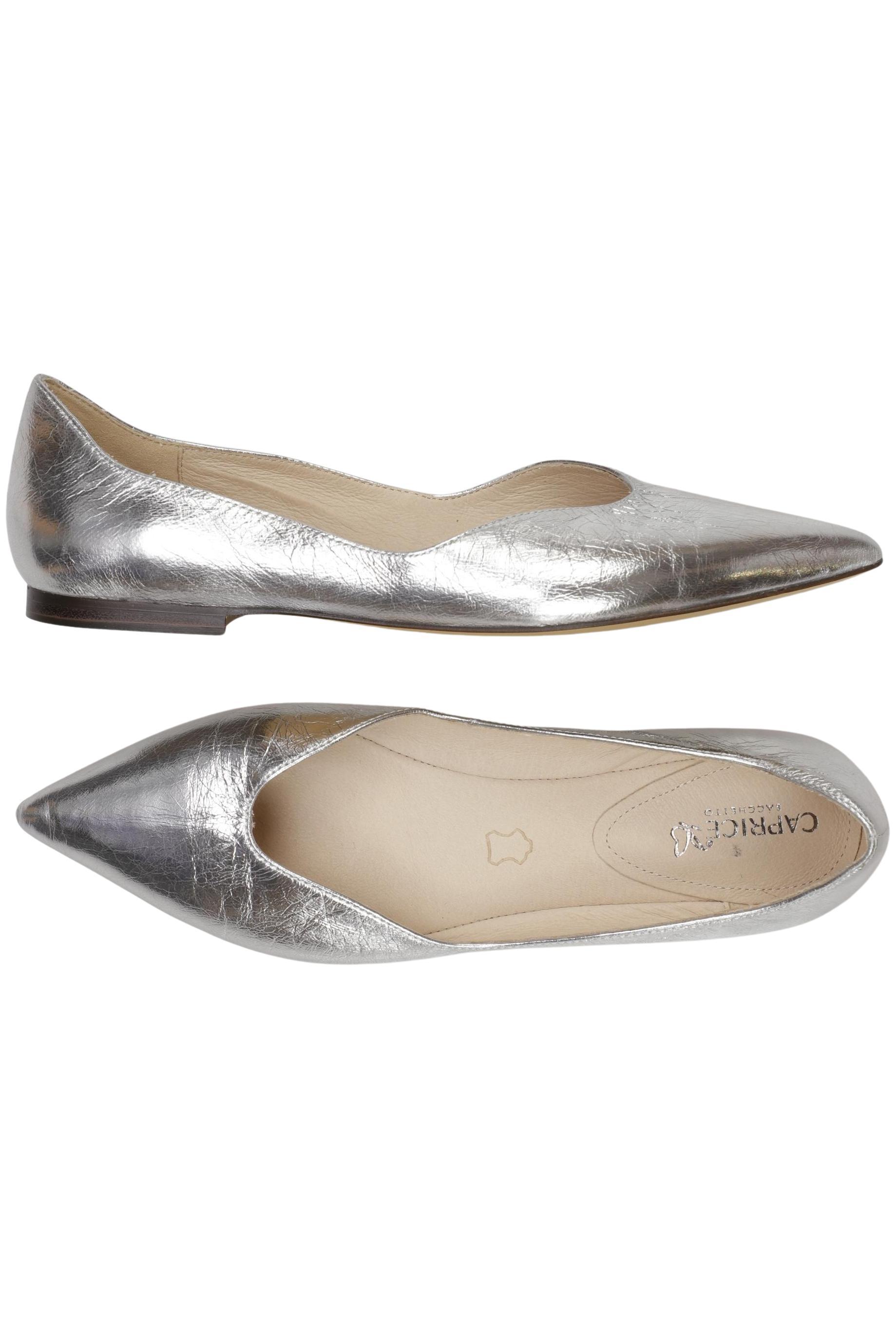 

Caprice Damen Ballerinas, silber, Gr. 6.5