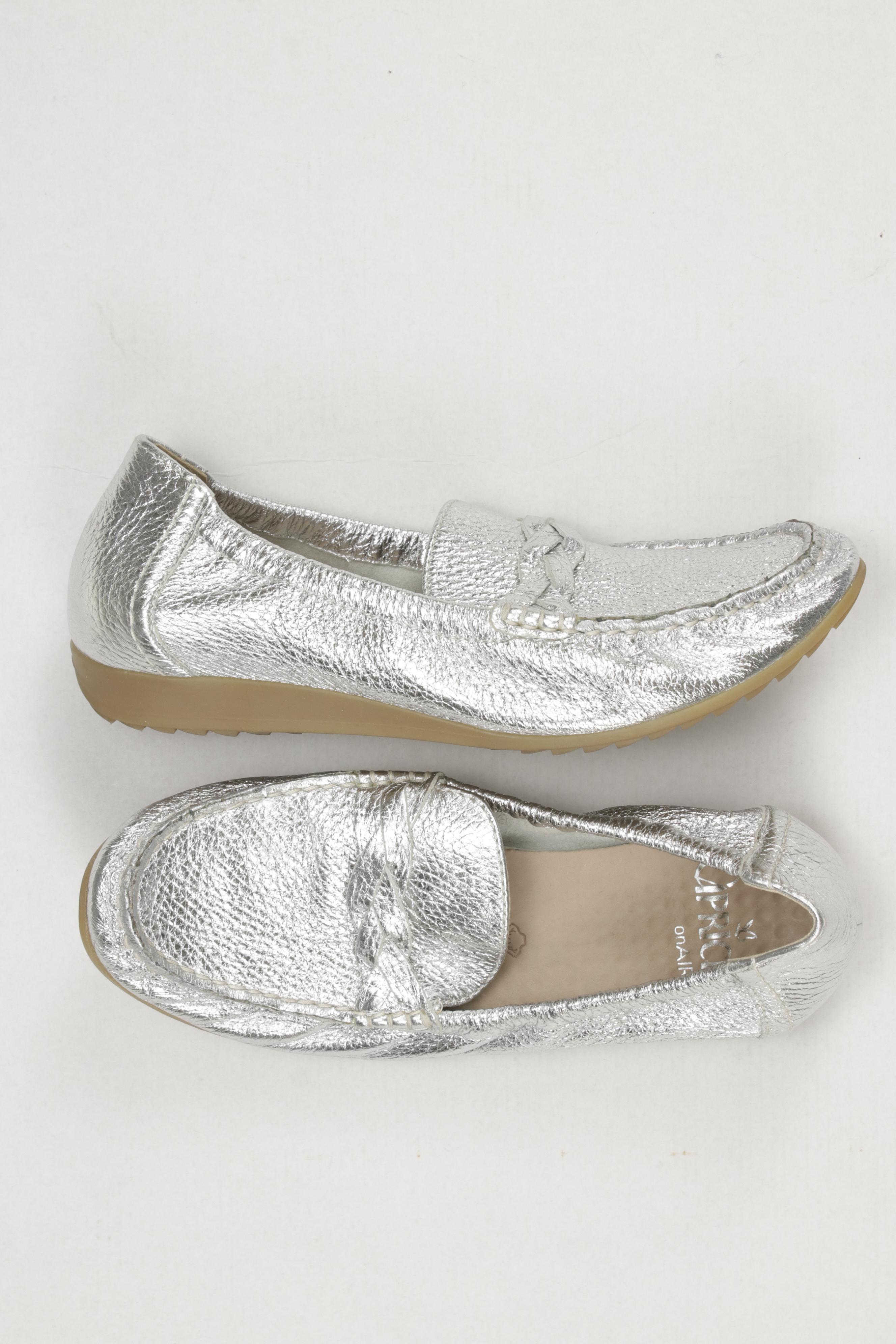 

Caprice Damen Halbschuh, silber, Gr. 4.5