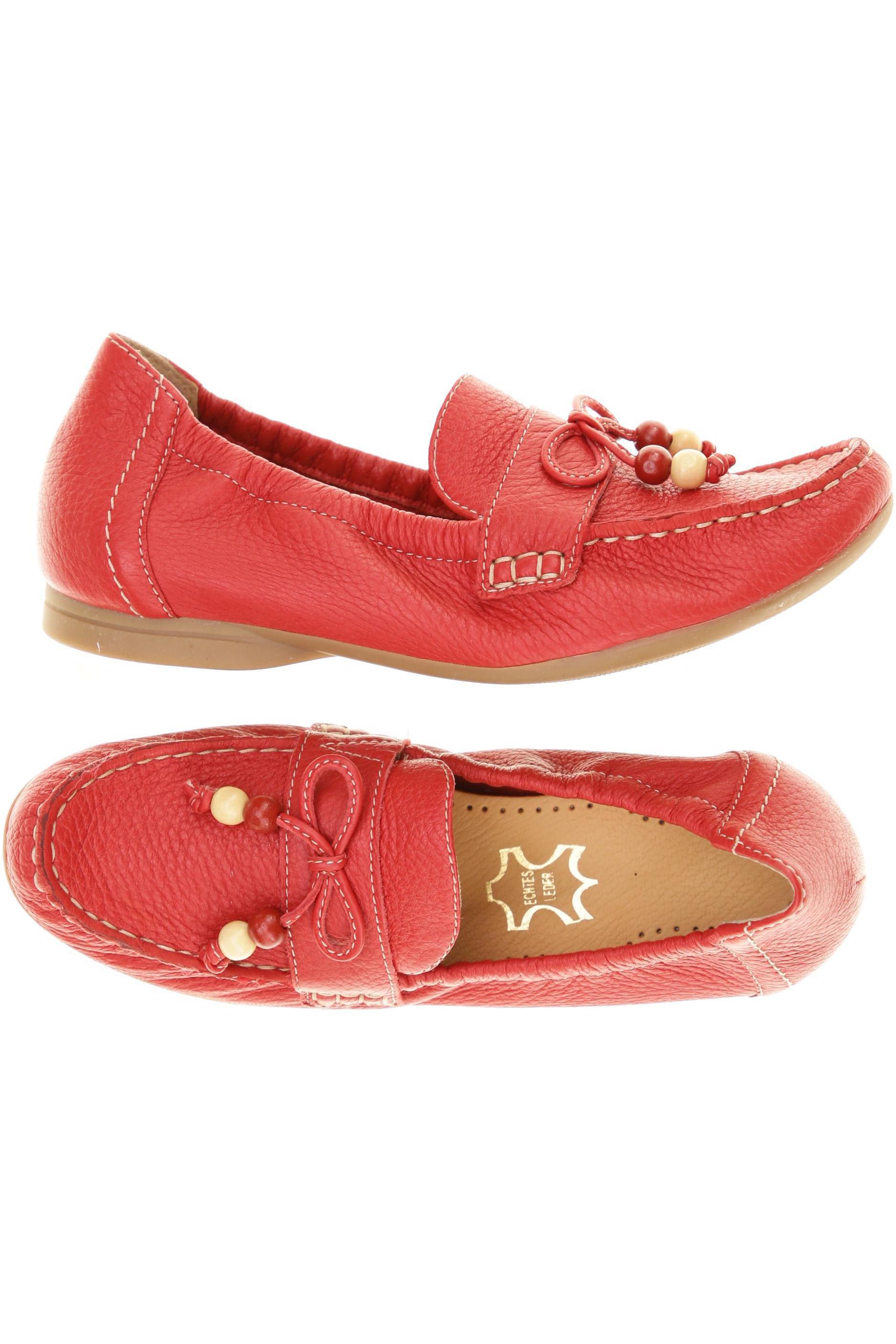 

Caprice Damen Halbschuh, rot, Gr. 4.5