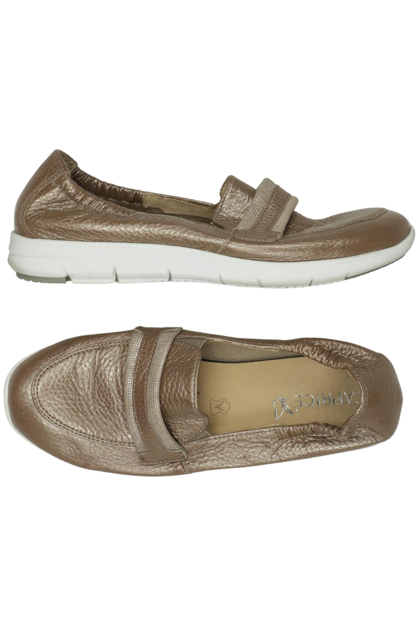 

Caprice Damen Halbschuh, gold, Gr. 36