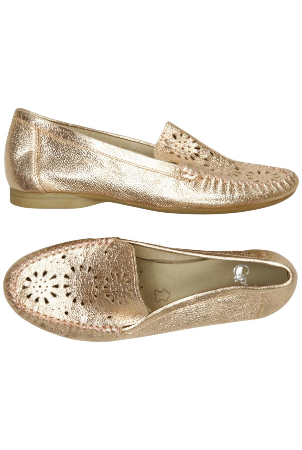 

Caprice Damen Halbschuh, gold, Gr. 37