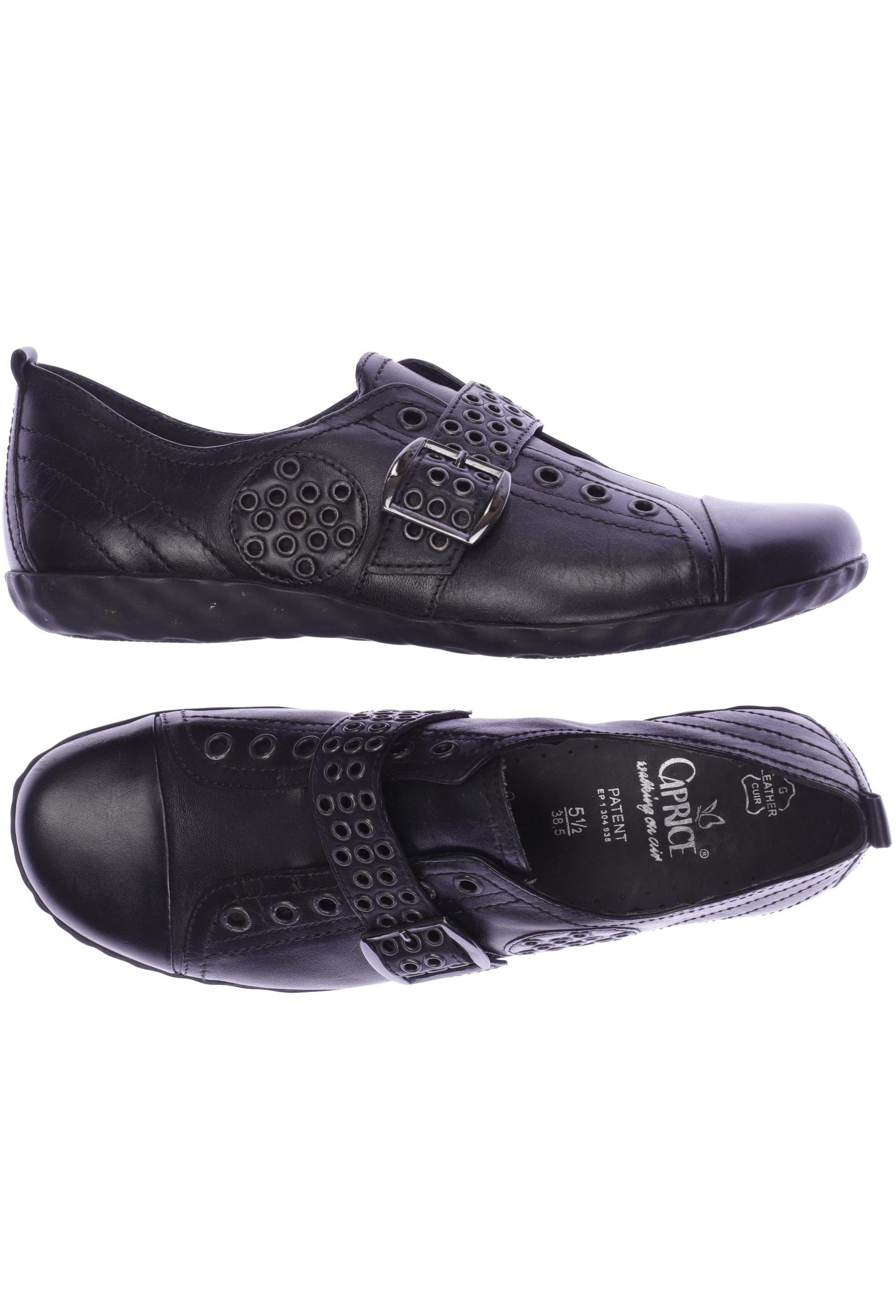 

Caprice Damen Halbschuh, schwarz, Gr. 38.5