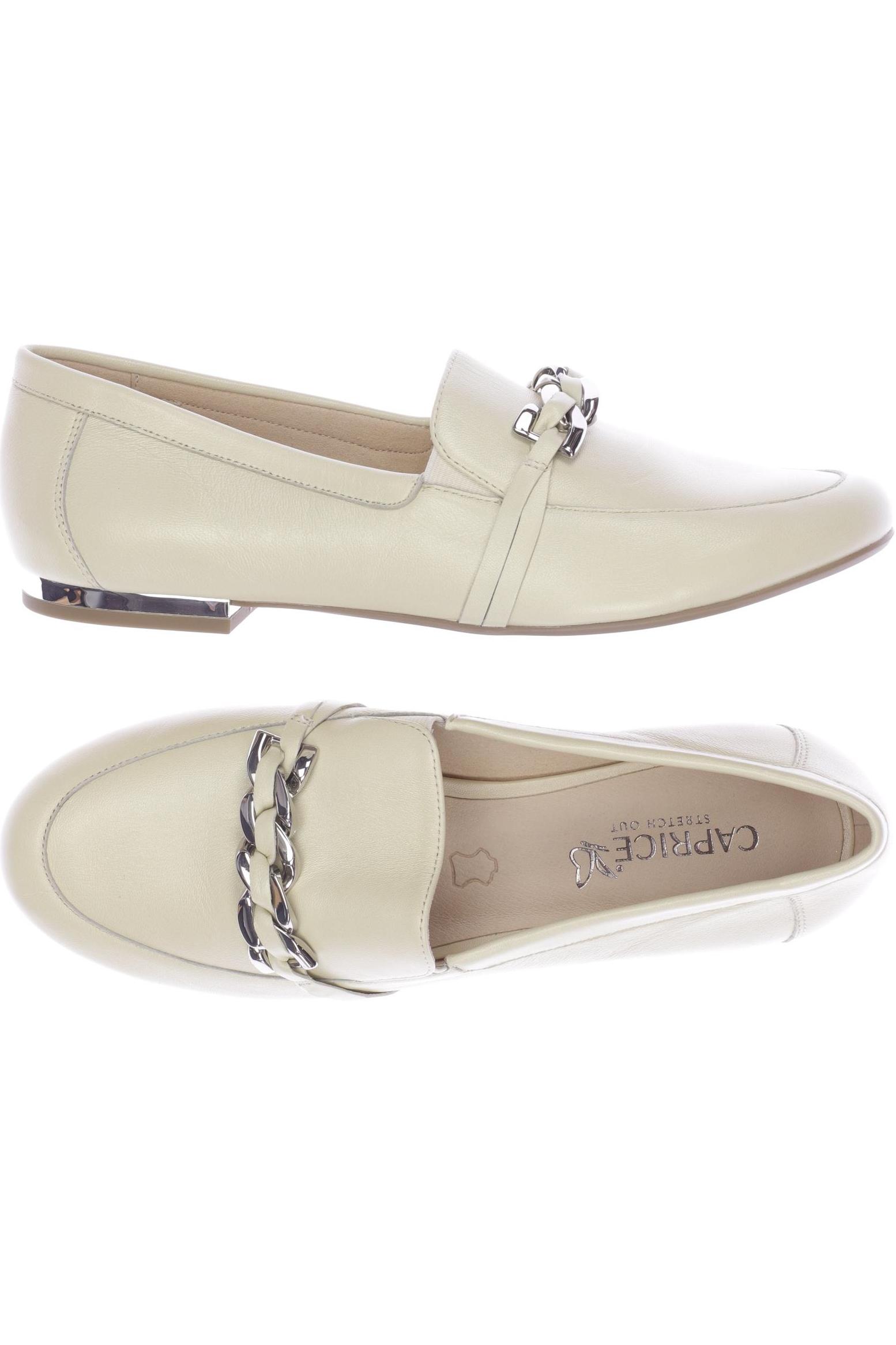 

Caprice Damen Halbschuh, cremeweiß