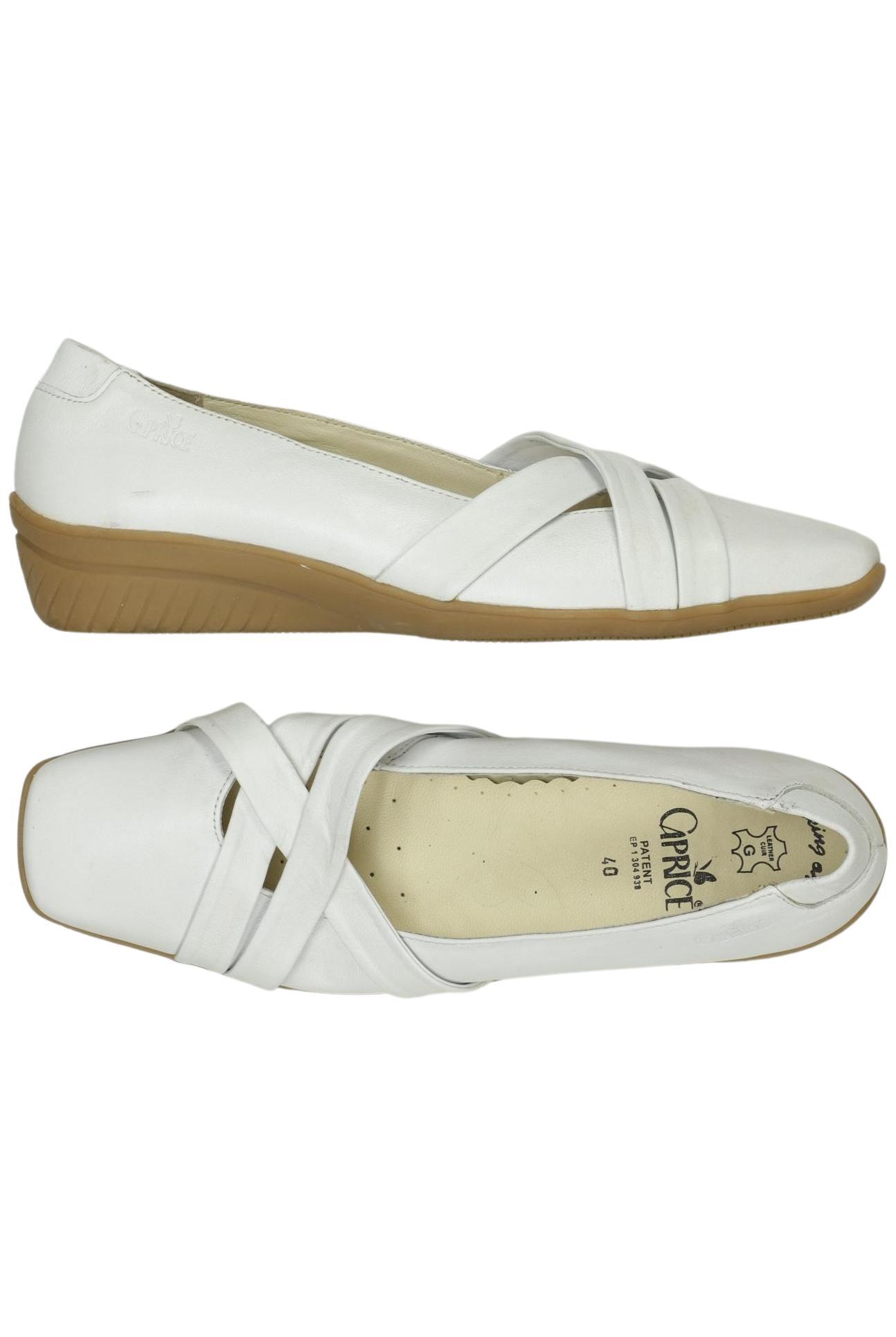 

Caprice Damen Halbschuh, weiß, Gr. 40