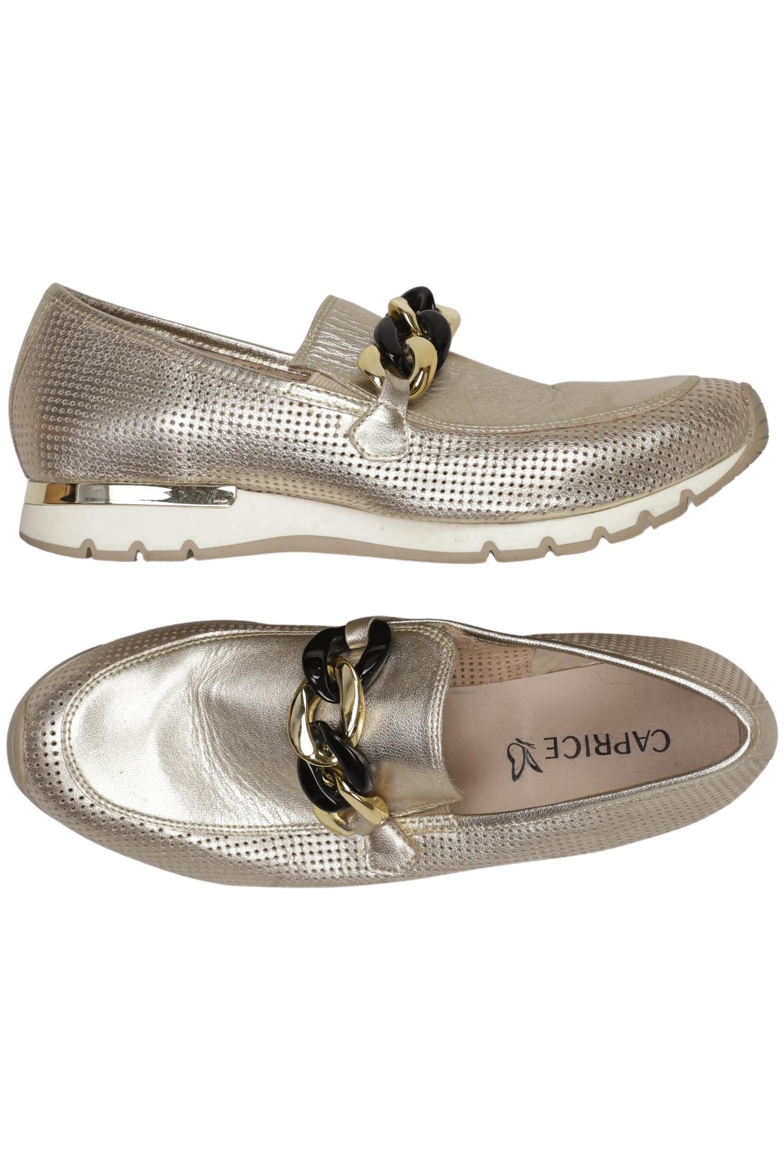

Caprice Damen Halbschuh, gold, Gr. 39